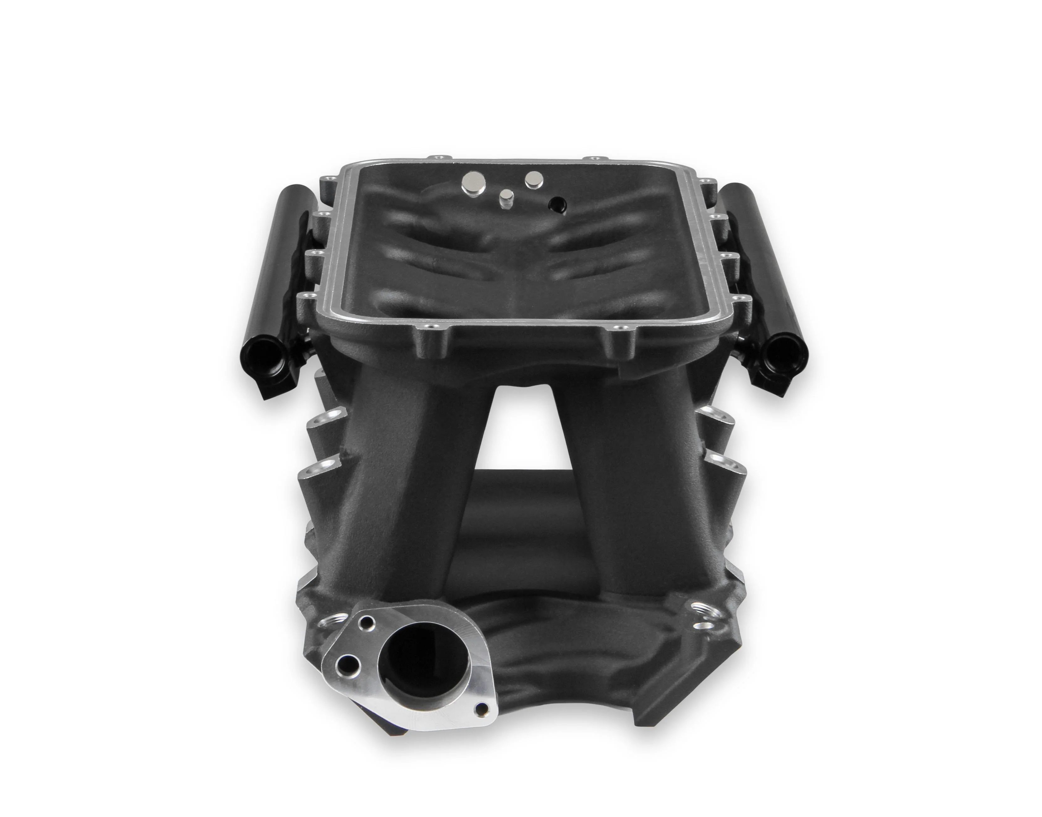 8.2" SBF Ford Hi-Ram EFI Manifold Base-Black - Image 3