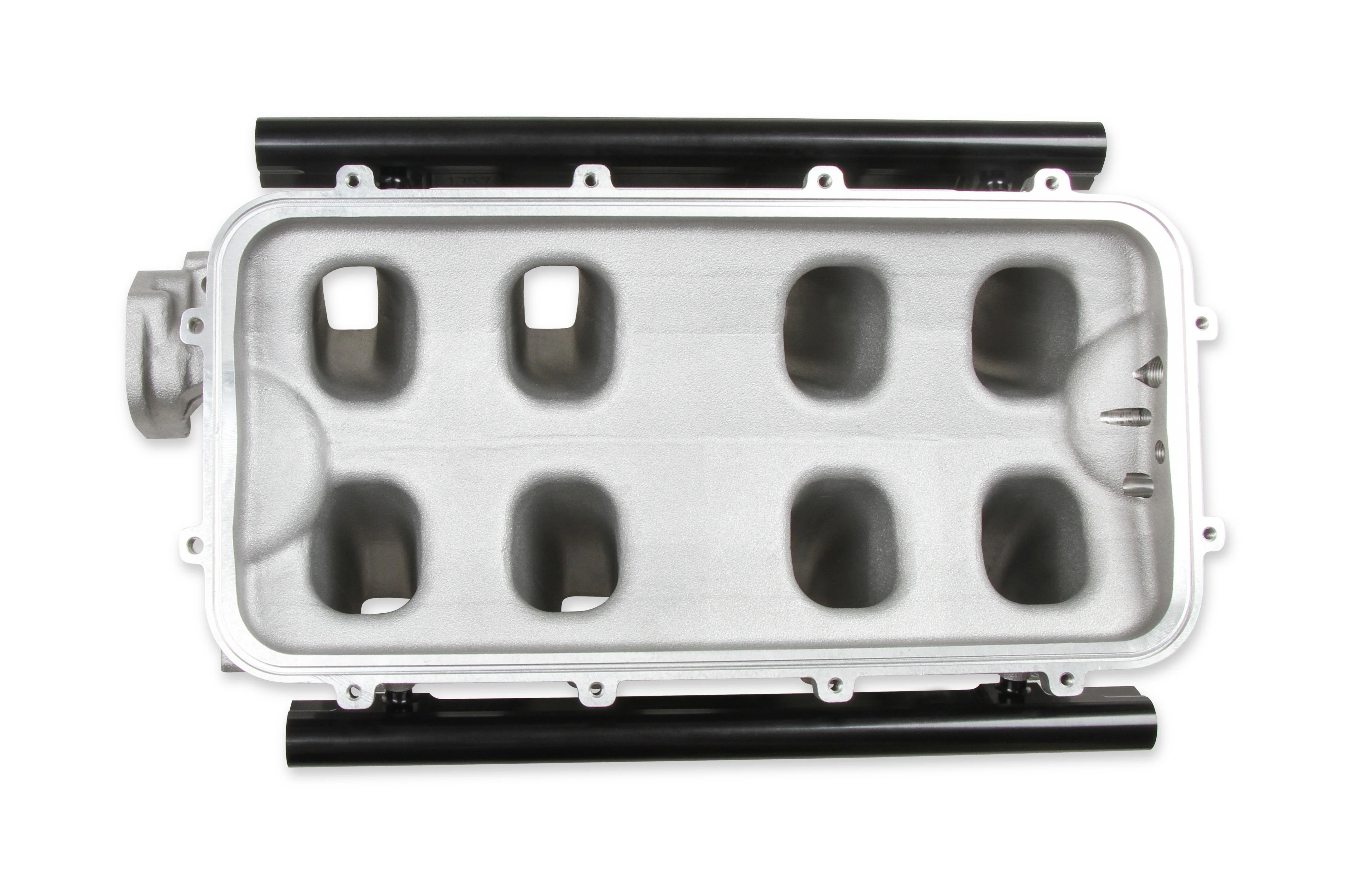 8.2" SBF Ford Hi-Ram Intake Manifold with 95mm LS Throttle Body Flange Top. - Image 7