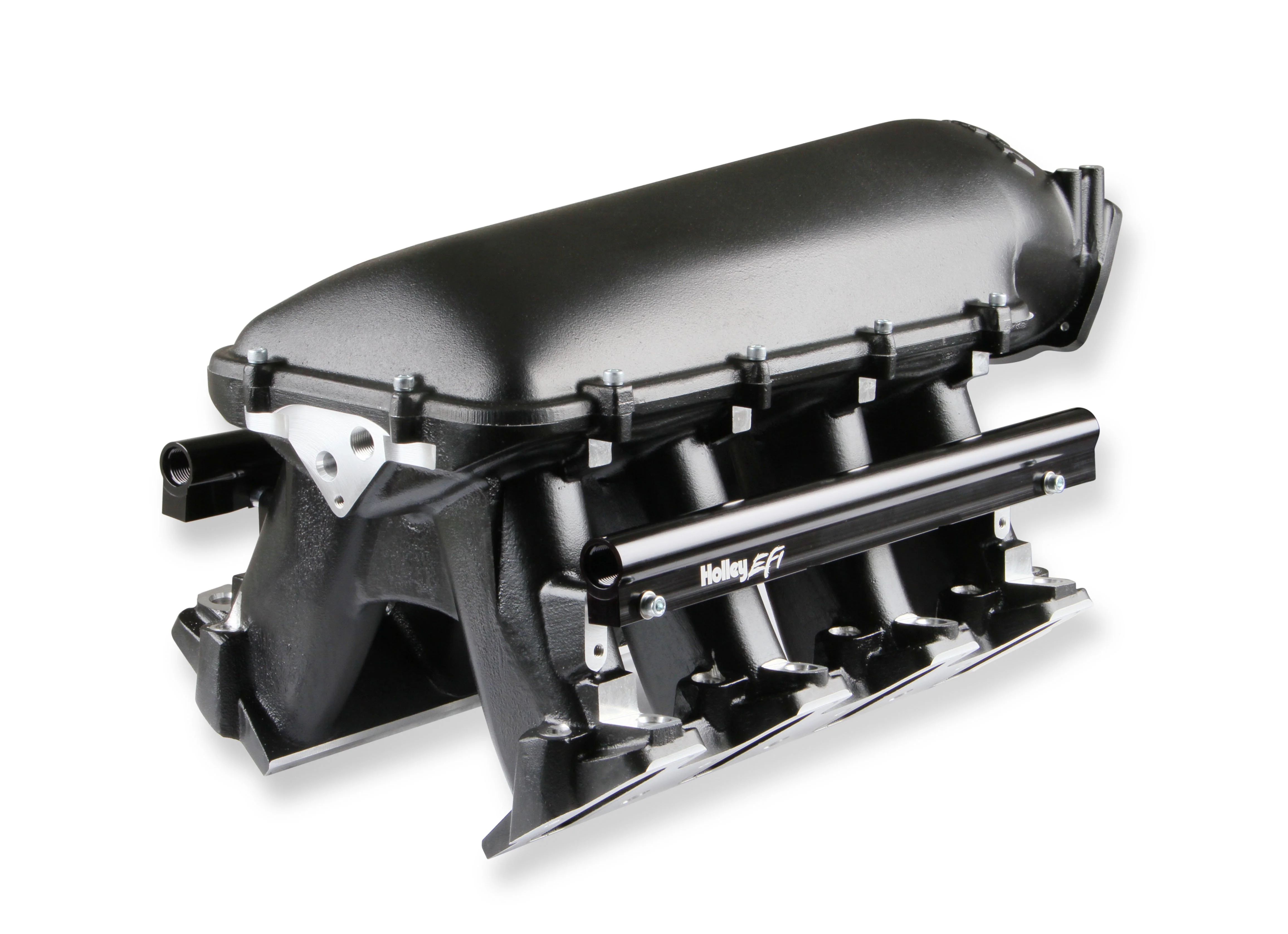 EFI Hi-Ram Intake for 1 x 92mm GM LS3/L92 Throttle Body - Longitudinal Mount Plenum Top - Black Ceramic Coating - Image 11