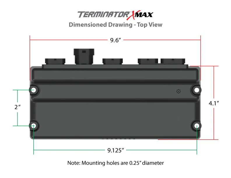 EFI Terminator X Max - Gen IV 58x Crank - 4x Cam - EV1 Injectors - Drive-By-Wire Throttle Body and Transmission Control - 3.5 in. Touchscreen - Image 5