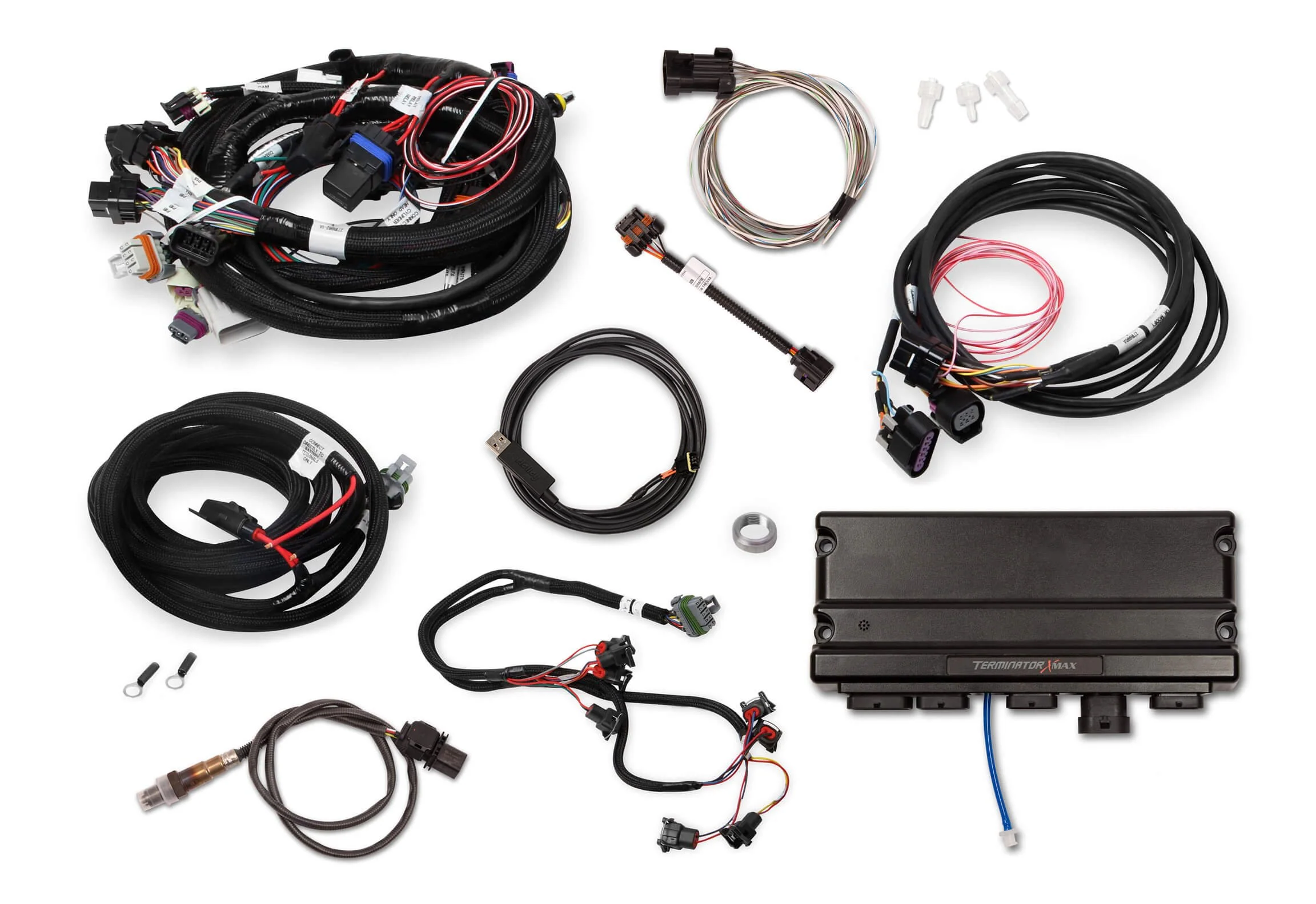 EFI Terminator X Max - LS1/LS624x Crank - 1x Cam - EV1 Injectors - Drive-By-Wire Throttle Body Control - USB/CAN Tuning Cable - Image 2