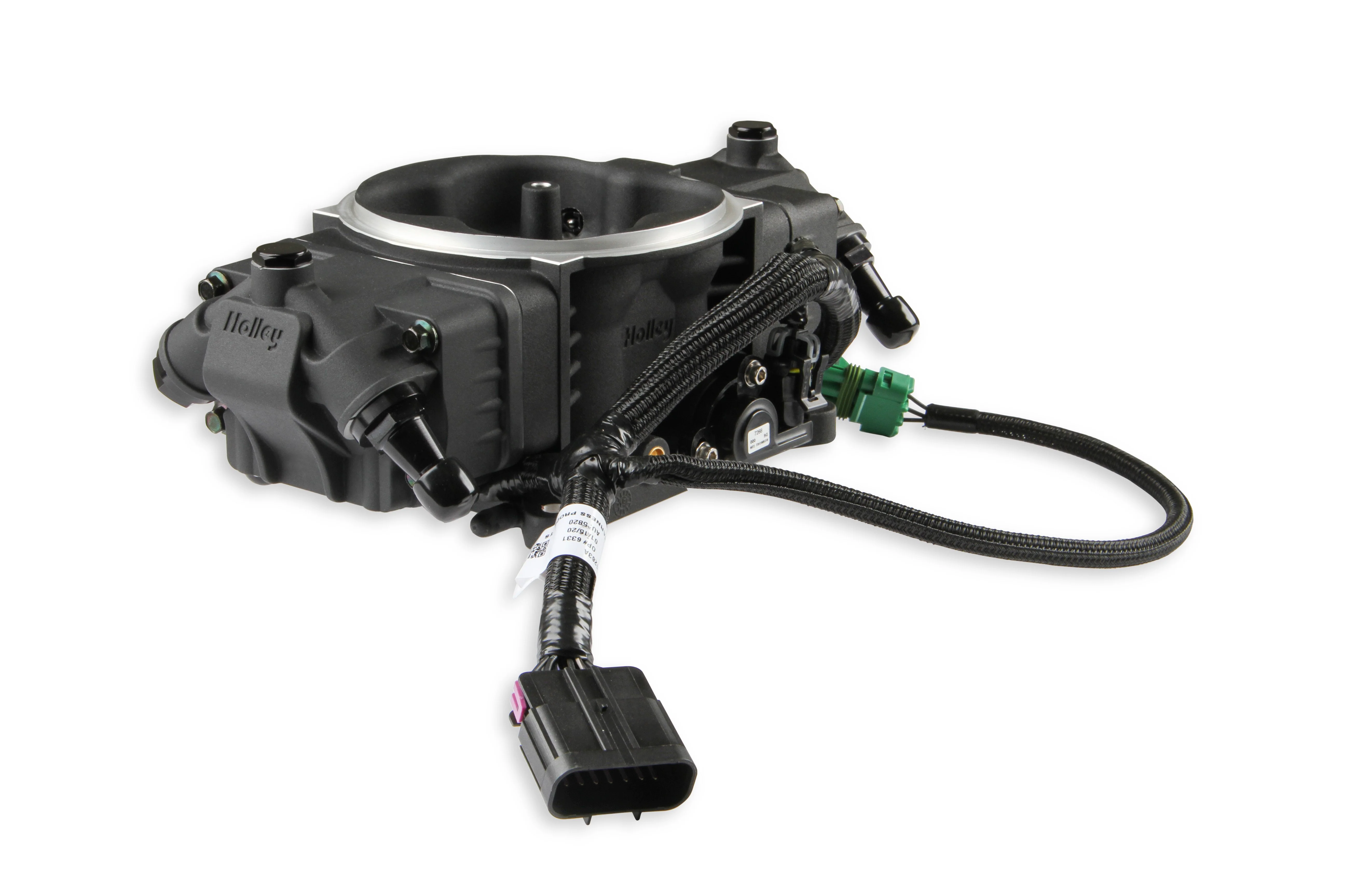 EFI Terminator X Stealth 4150 Throttle Body - Black - 8 Injectors - 800-1500 HP - Image 8