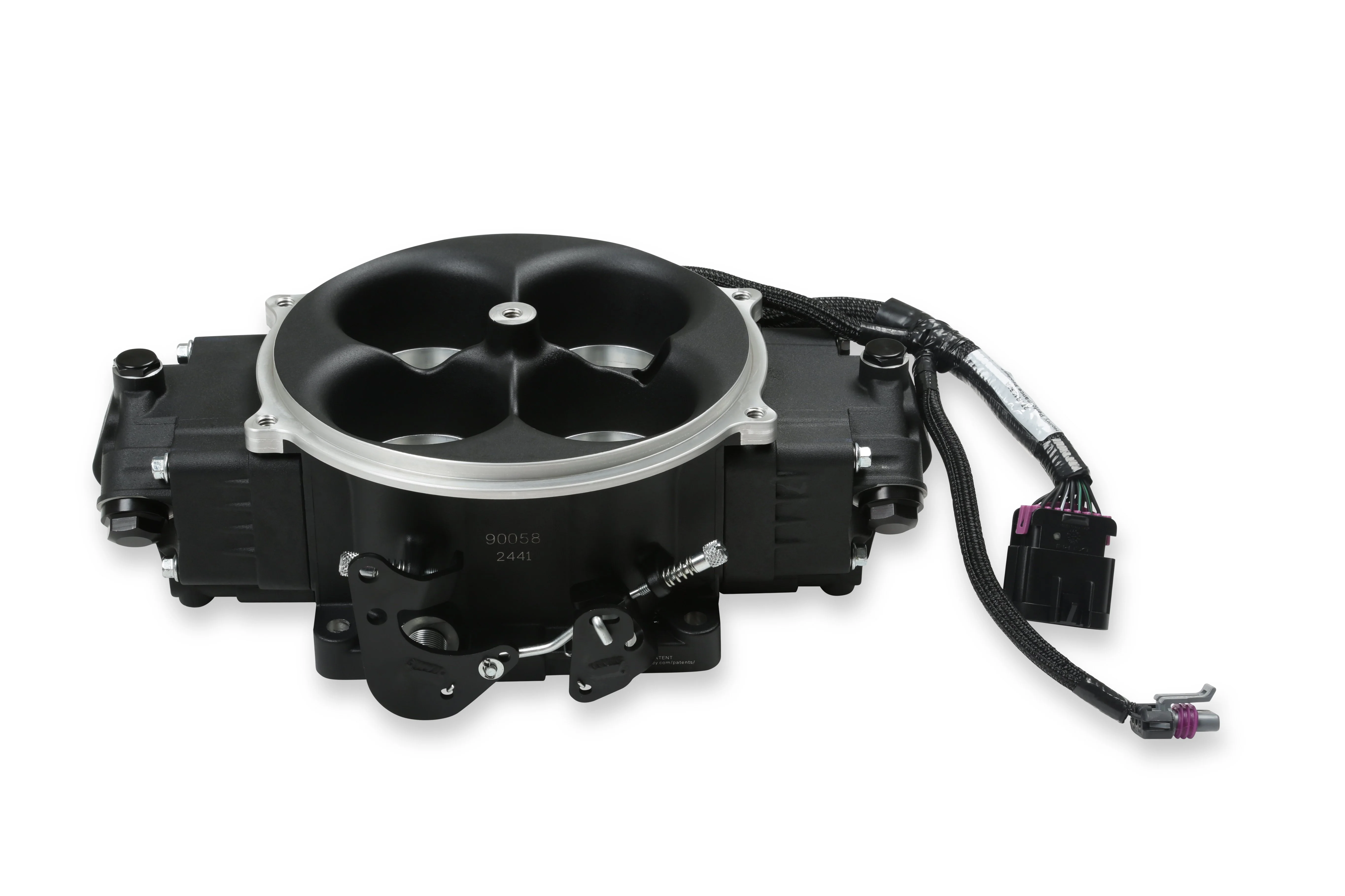 EFI Terminator X Stealth 4500 Service Throttle Body - Black - 4 Injectors - 650 HP - Secondary Throttle Body - Image 2