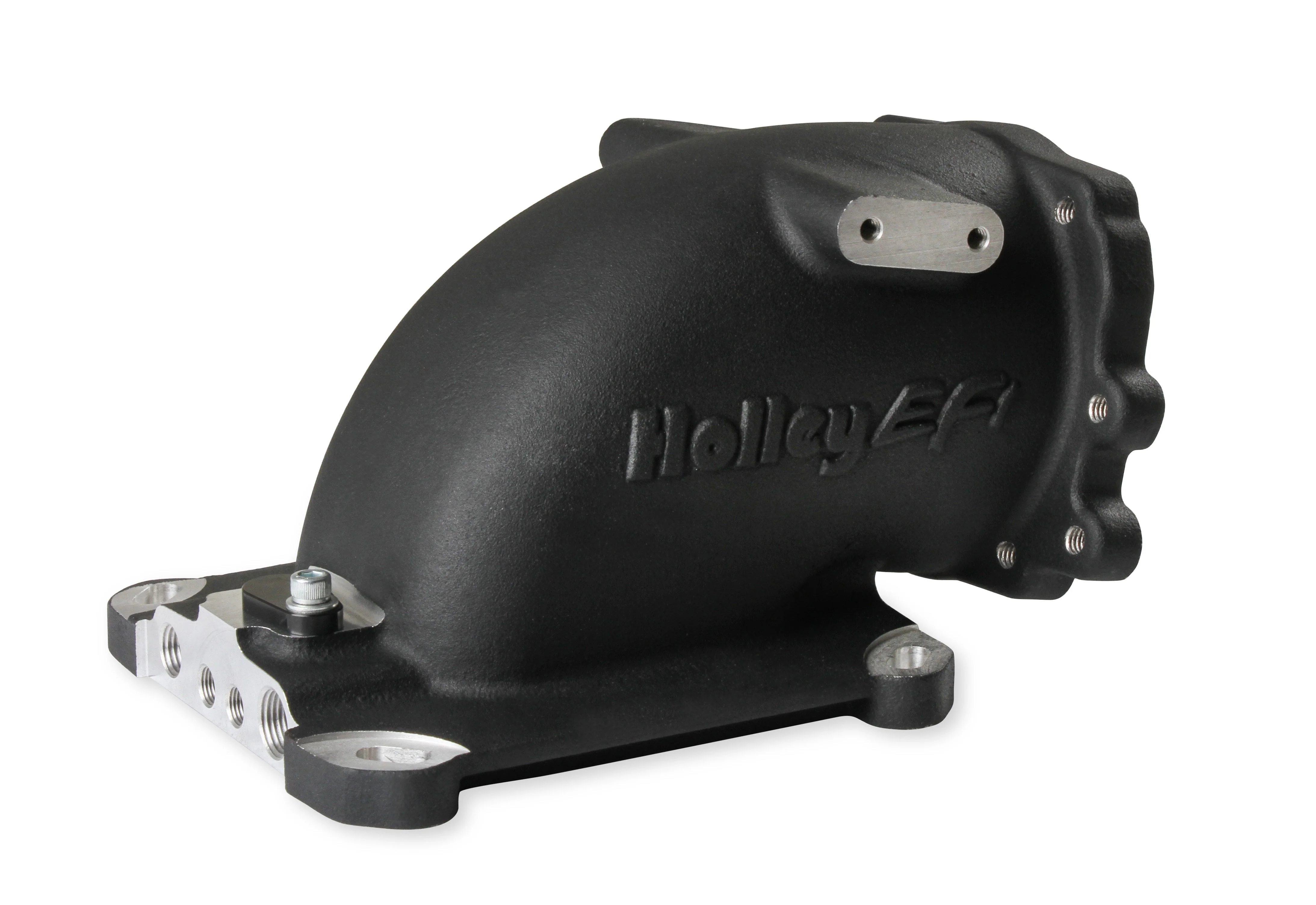 EFI Throttle Body Intake Elbow 4150 - Fits Ford Throttle Bodies-Black Finish - Image 3