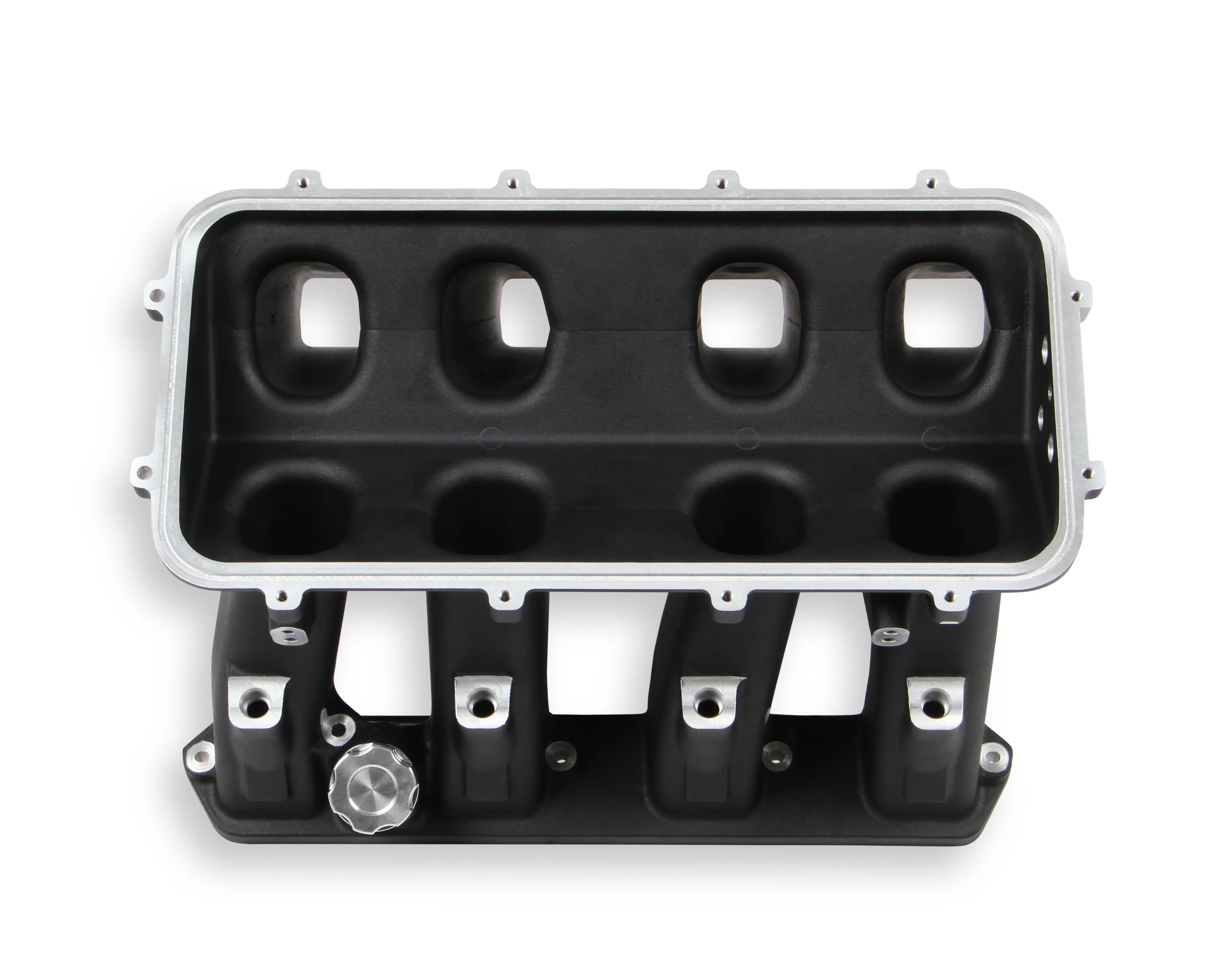 Gen III Hemi Hi-Ram EFI Manifold Base - Gen III Hemi EFI Manifold Base - Black Finish - Fits 2009-up 5.7L, 2005-2010 6.1L, and 2011-up 6.4L - Image 5