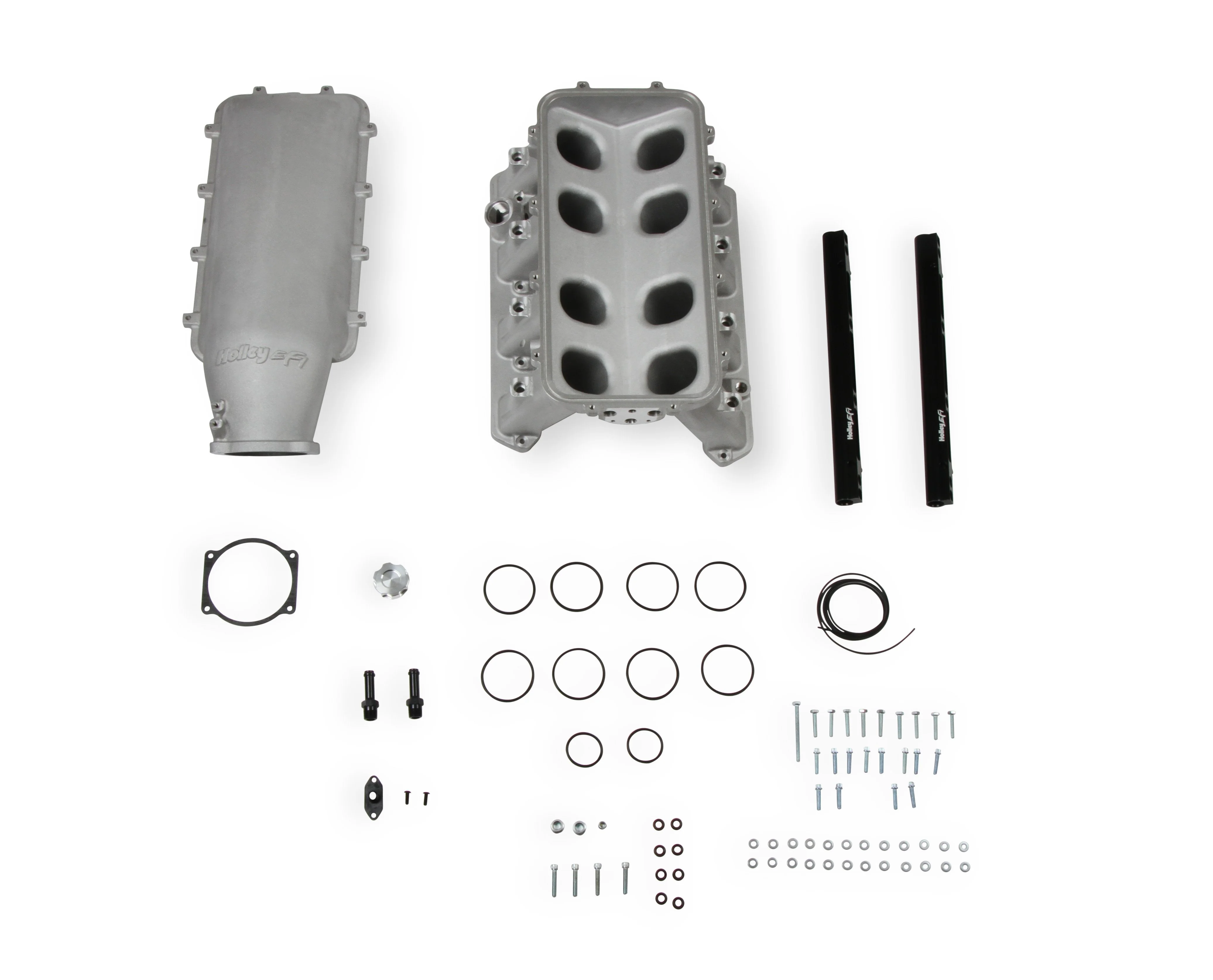 Gen III Hemi Hi-Ram EFI Manifold - Gen III Hemi EFI for use with 95 mm LS Style Throttle Body - As Cast Finish - Fits 2009-up 5.7L, 2005-2010 6.1L, and 2011-up 6.4L - Image 2