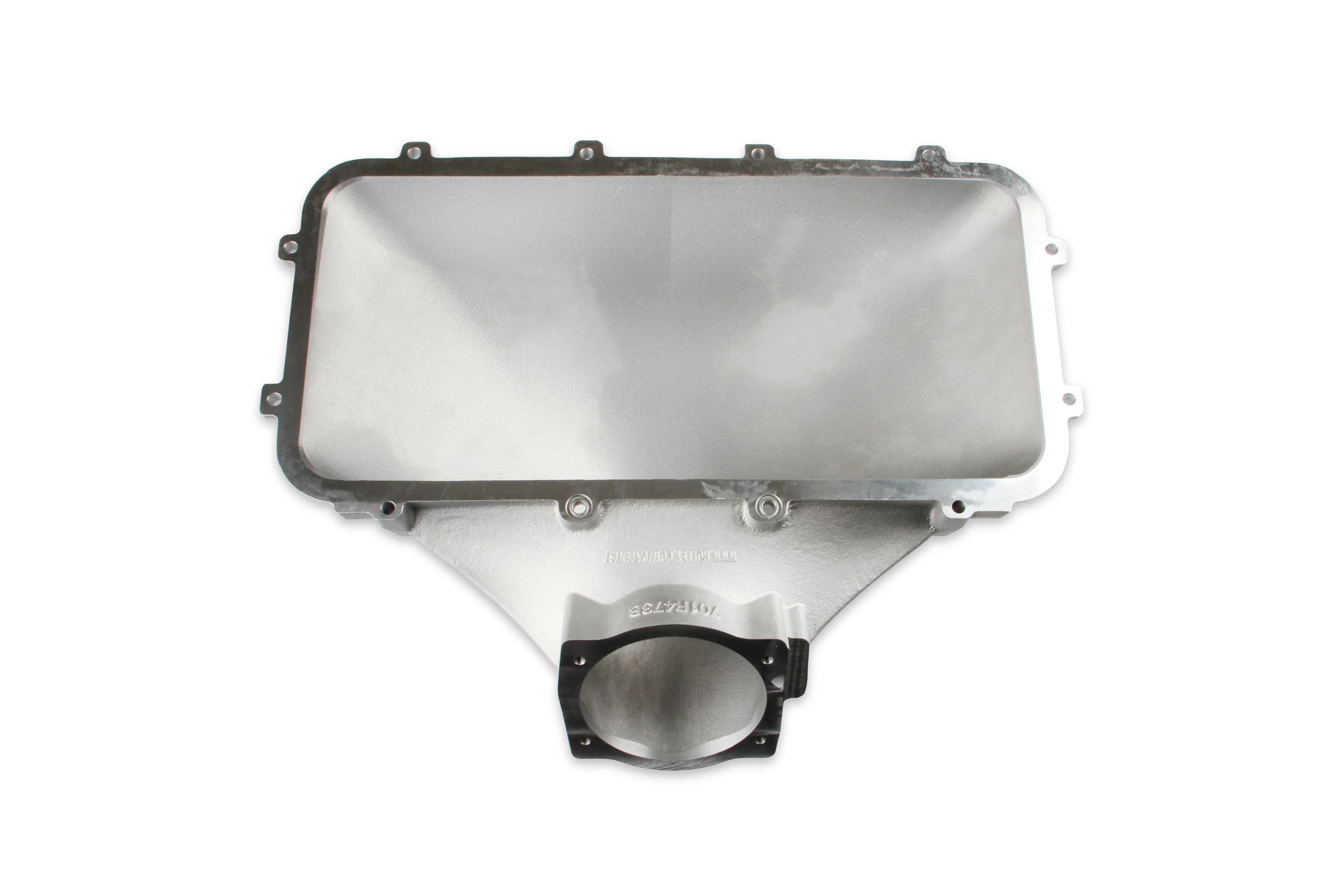 HI-RAM 105MM Cast Side Mount Plenum Top - Cast Finish- GM Style - Image 12