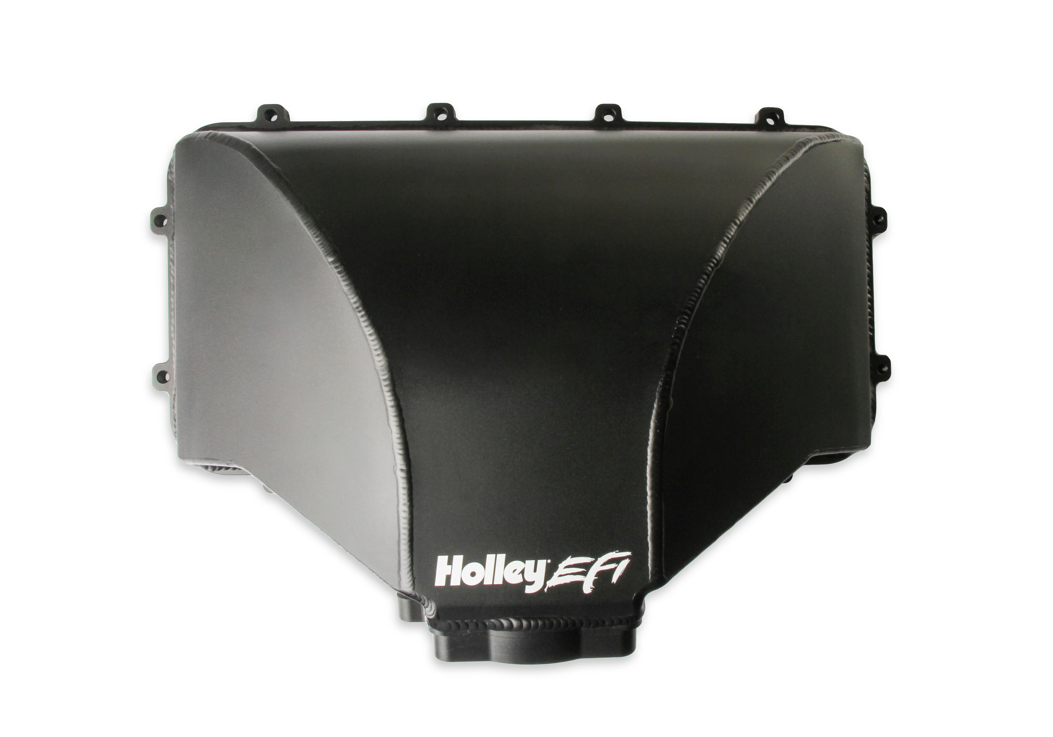 HI-RAM 95MM Fabricated Side Mount Plenum Top - Black Finish- 86-95 Ford 5.0 Style - Image 4