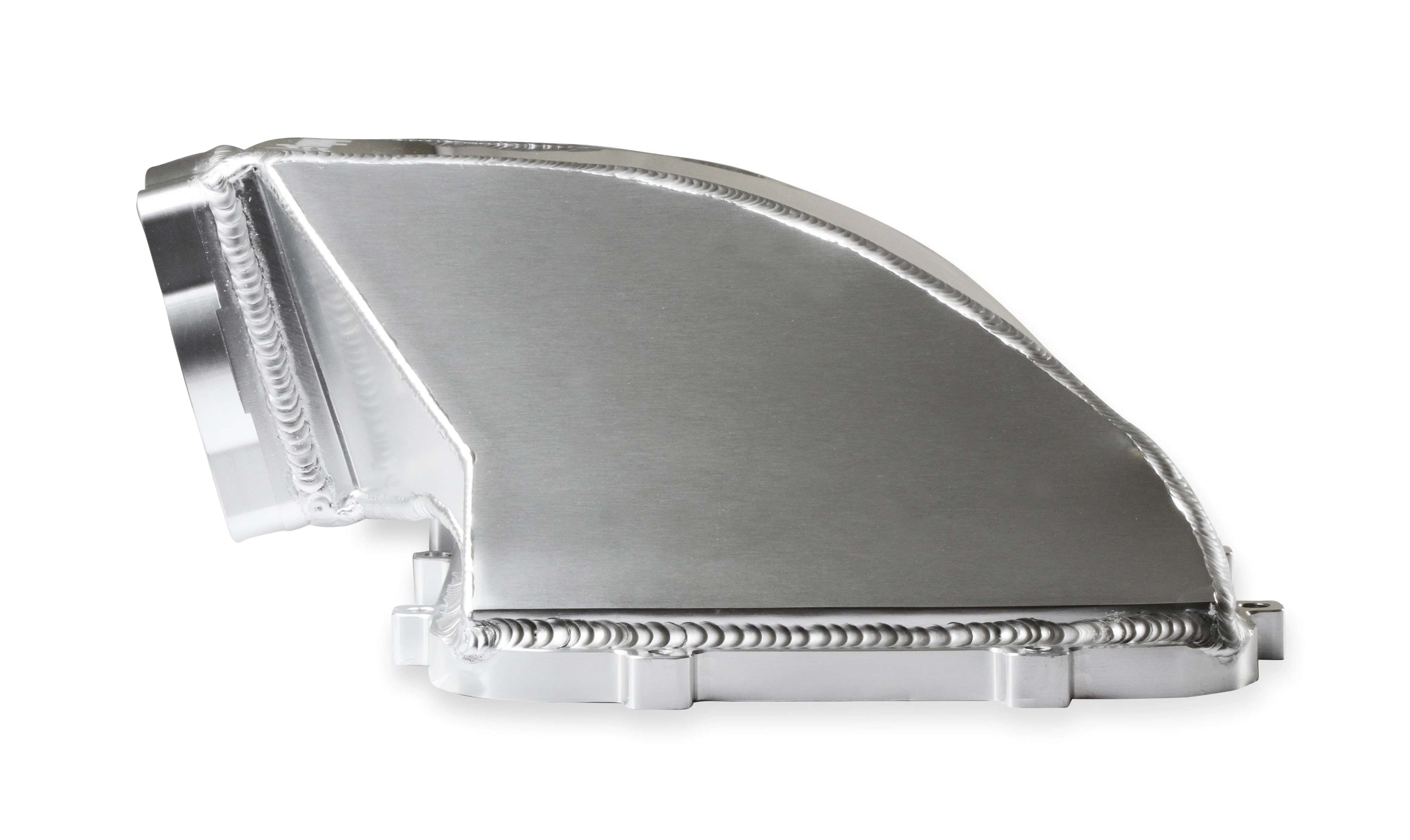 HI-RAM 95MM Fabricated Side Mount Plenum Top - Silver Finish- 86-95 Ford 5.0 Style - Image 6