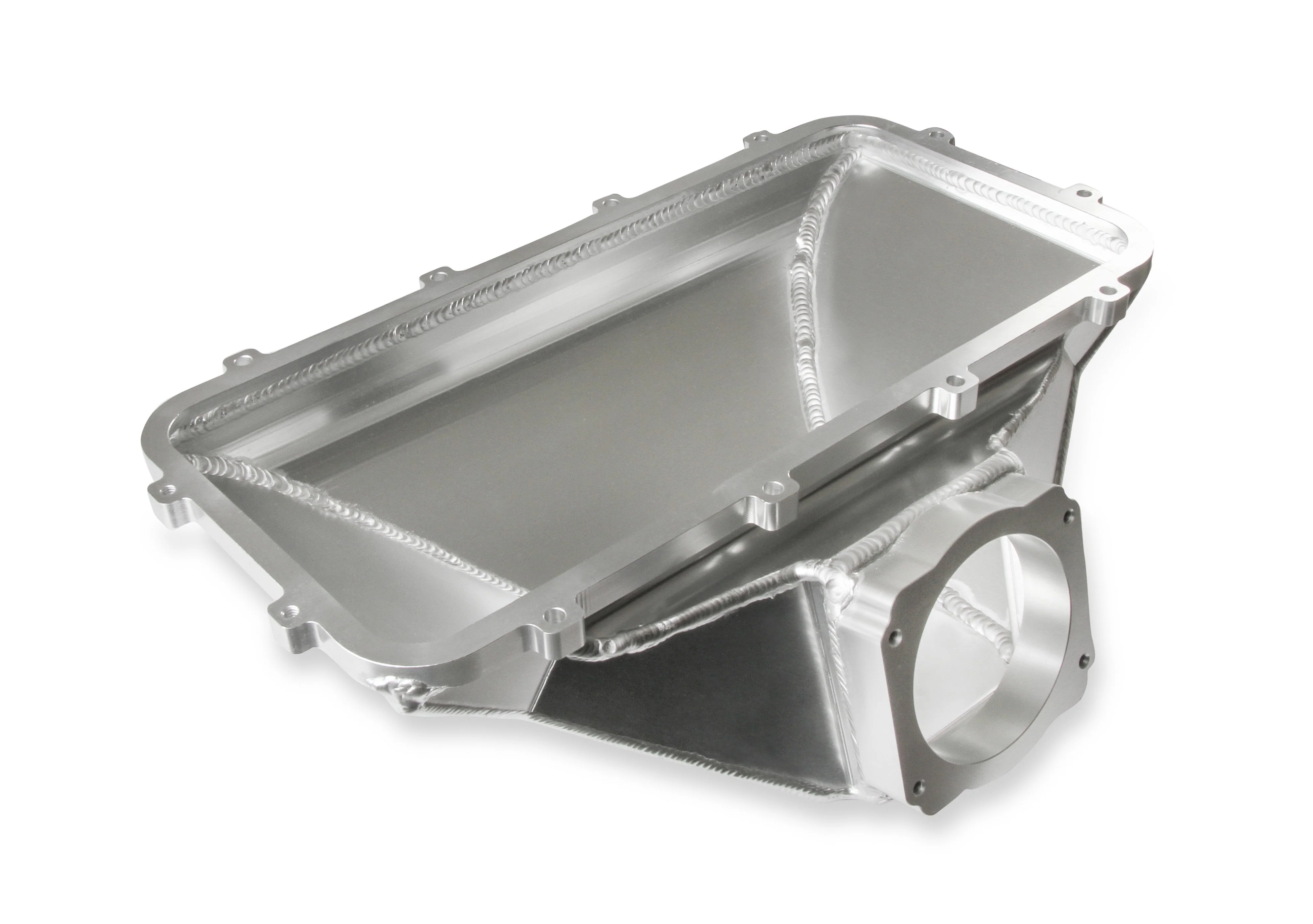 HI-RAM 95MM Fabricated Side Mount Plenum Top - Silver Finish- LS Style - Image 8