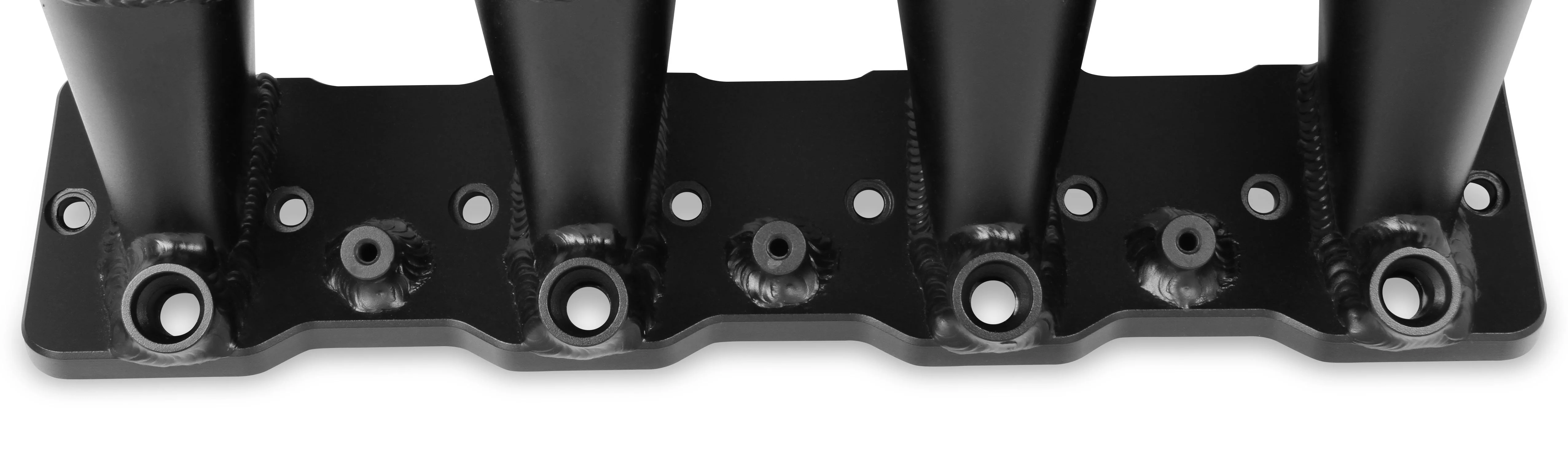 Hi-Ram Sheet Metal Fabricated Intake Manifold LS1/LS2/LS6 102mm Throttle Body opening + Fuel Rail Kit Black with Sniper logo - Image 5