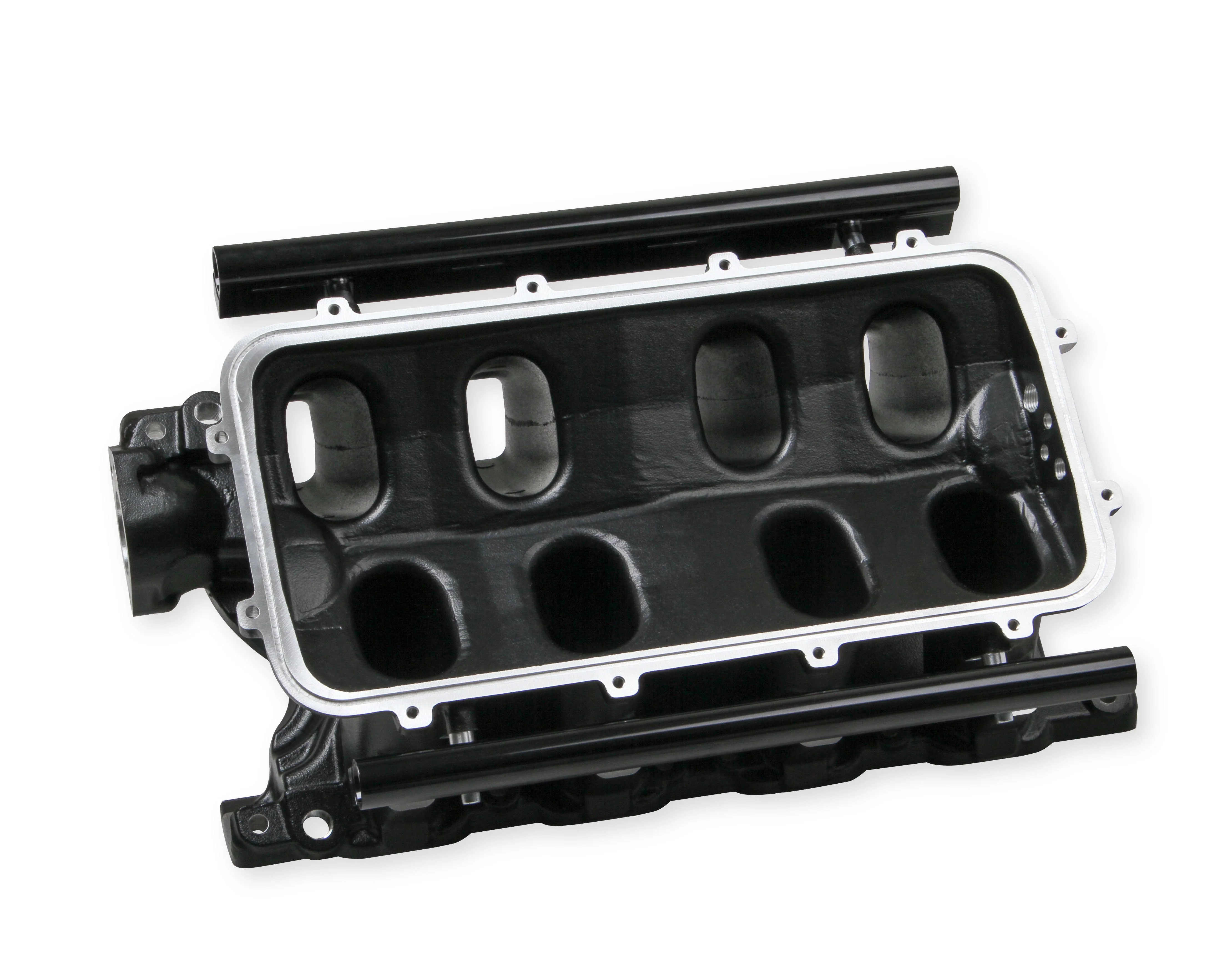 Holley Black 351W Ford Hi-Ram EFI Manifold Base - Image 2