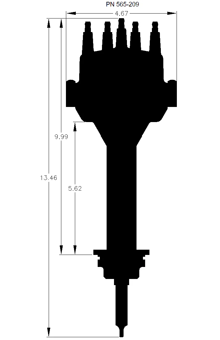 Holley EFI Dual Sync Mopar 383-400 Distributor - Image 9