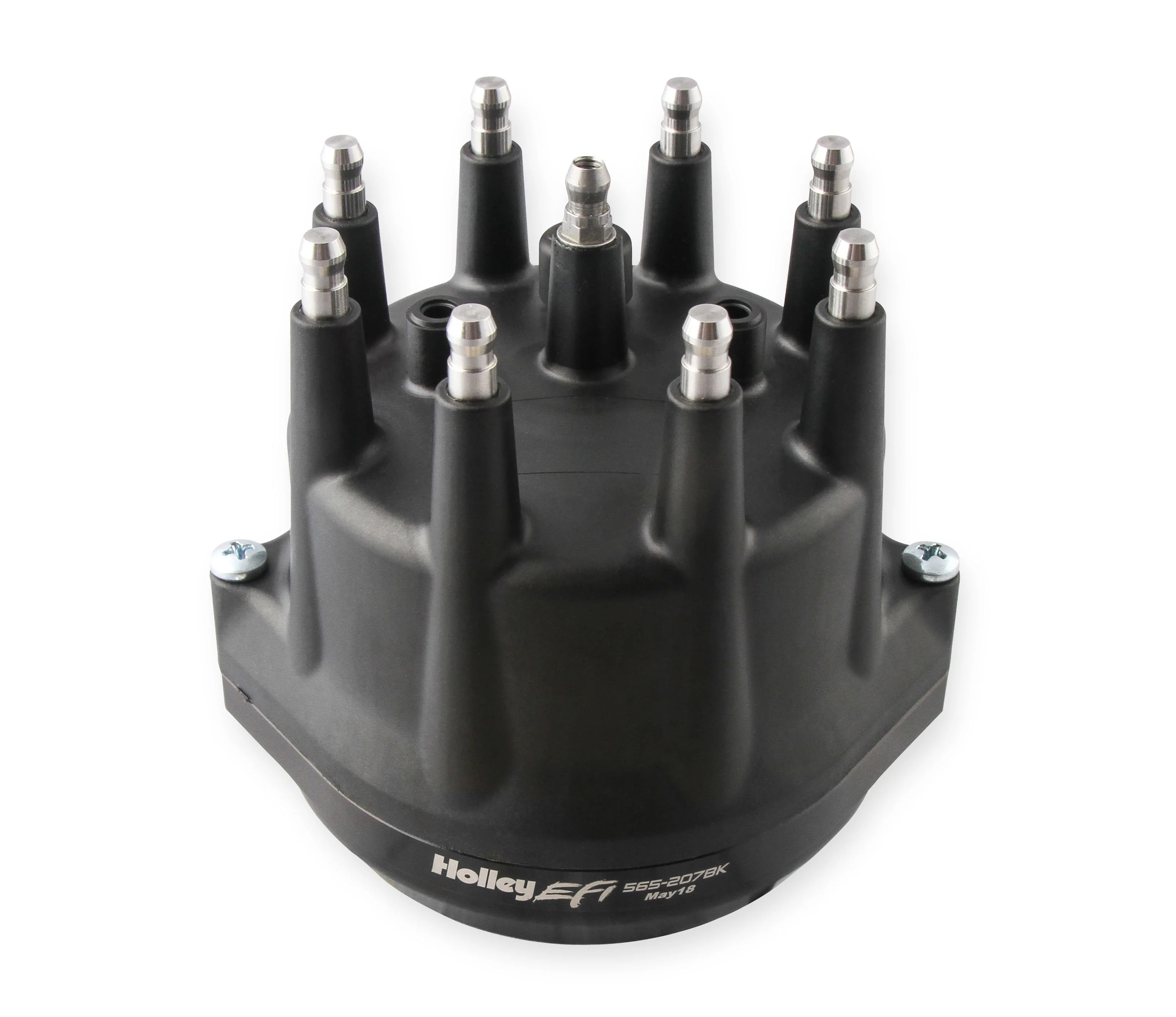Holley EFI Dual Sync Pontiac Distributor, Black - Image 3