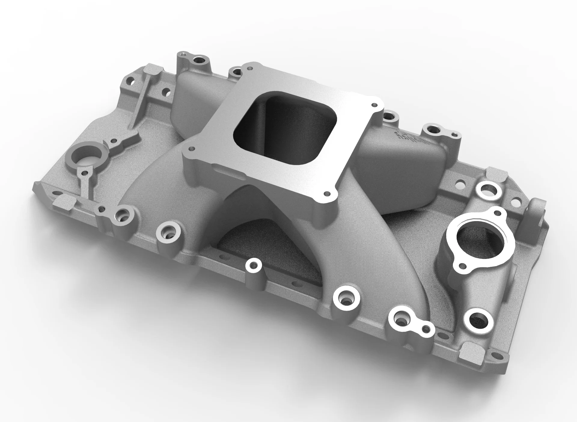 Holley EFI Intake Manifold 396, 402, 427, 454, 502 for 4150 Style Flange, Rectangular Port Heads - Image 4