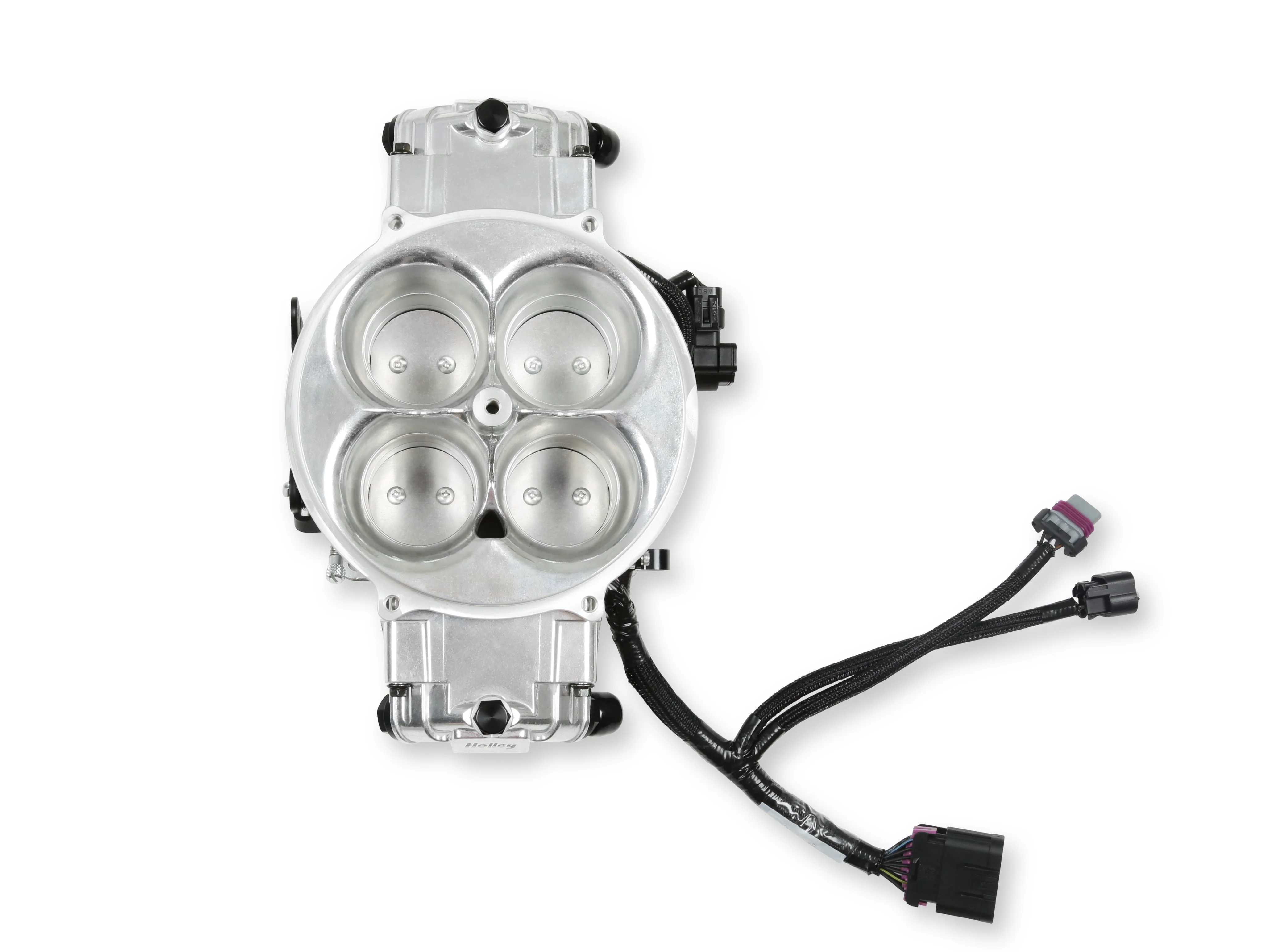 Holley EFI Terminator X Stealth 2x4 4500 Kit - Shiny - Image 4