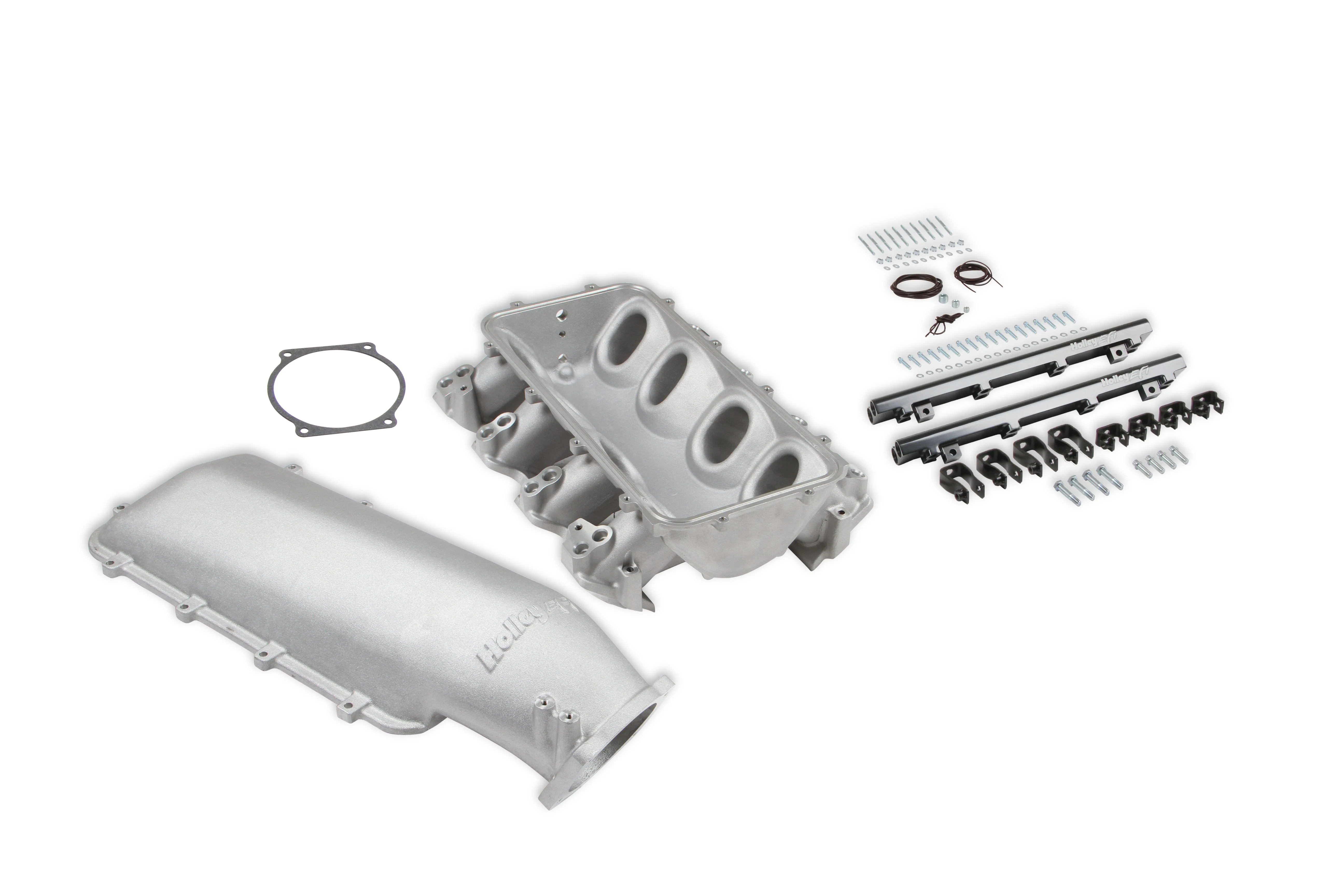 Holley Lo-Ram Manifold Base and Fuel Rails Dual Fuel Injector - GM LS3/L92 - Image 13