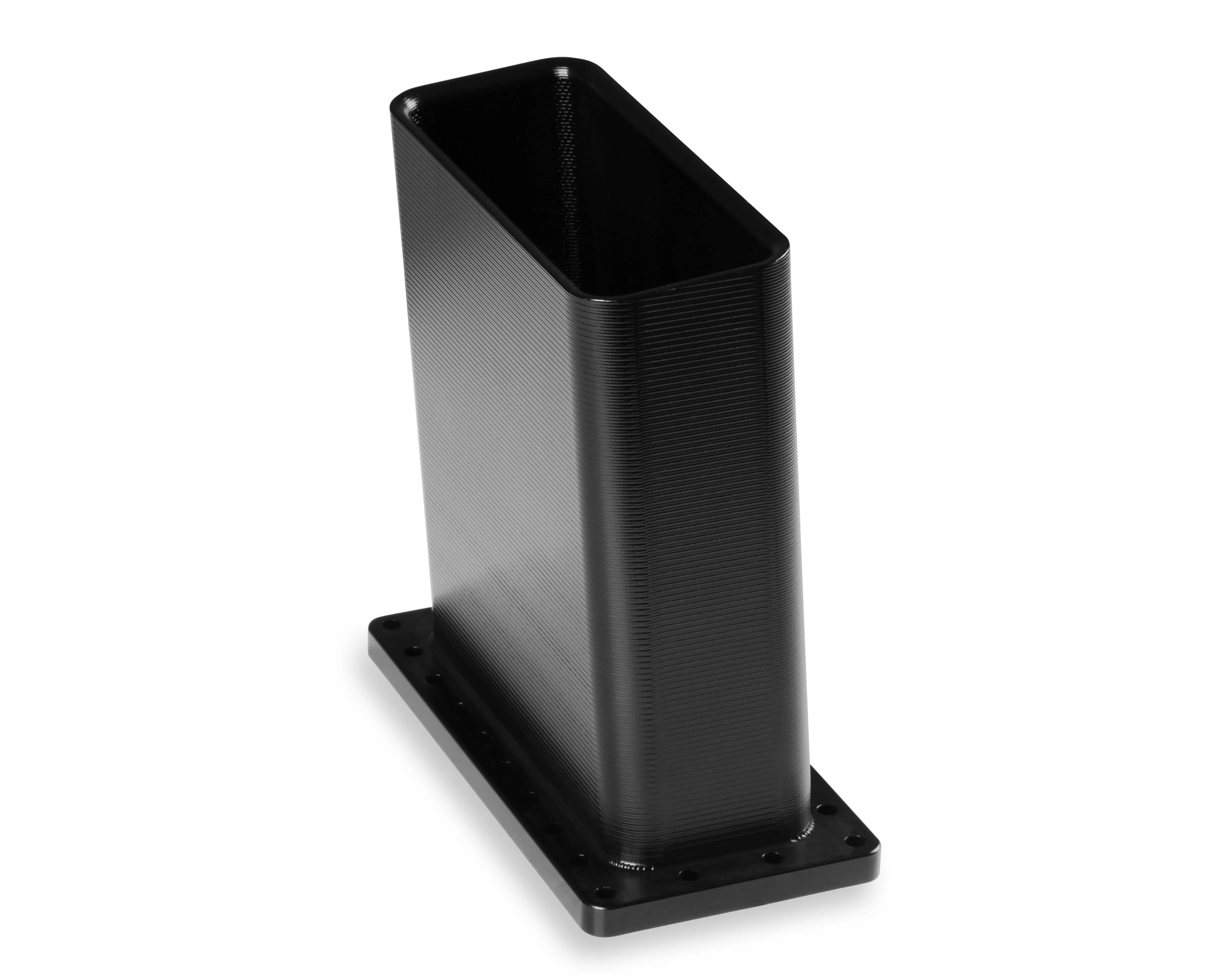 LS Ultra Lo-Ram Billet Burst Panel Duct - Billet Burst Panel Duct Black Anodized Finish - Image 4