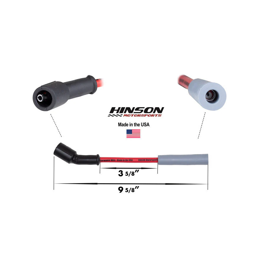 Red LSx Car Performance Spark Plug Wire Set LS1 LS2 LS3 LS6 LS7 LSA - Image 6