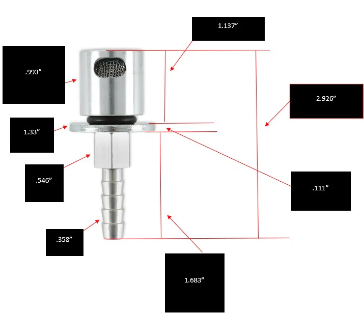 Remote Mount Vent Valve for EFI Fuel Tanks - Image 5