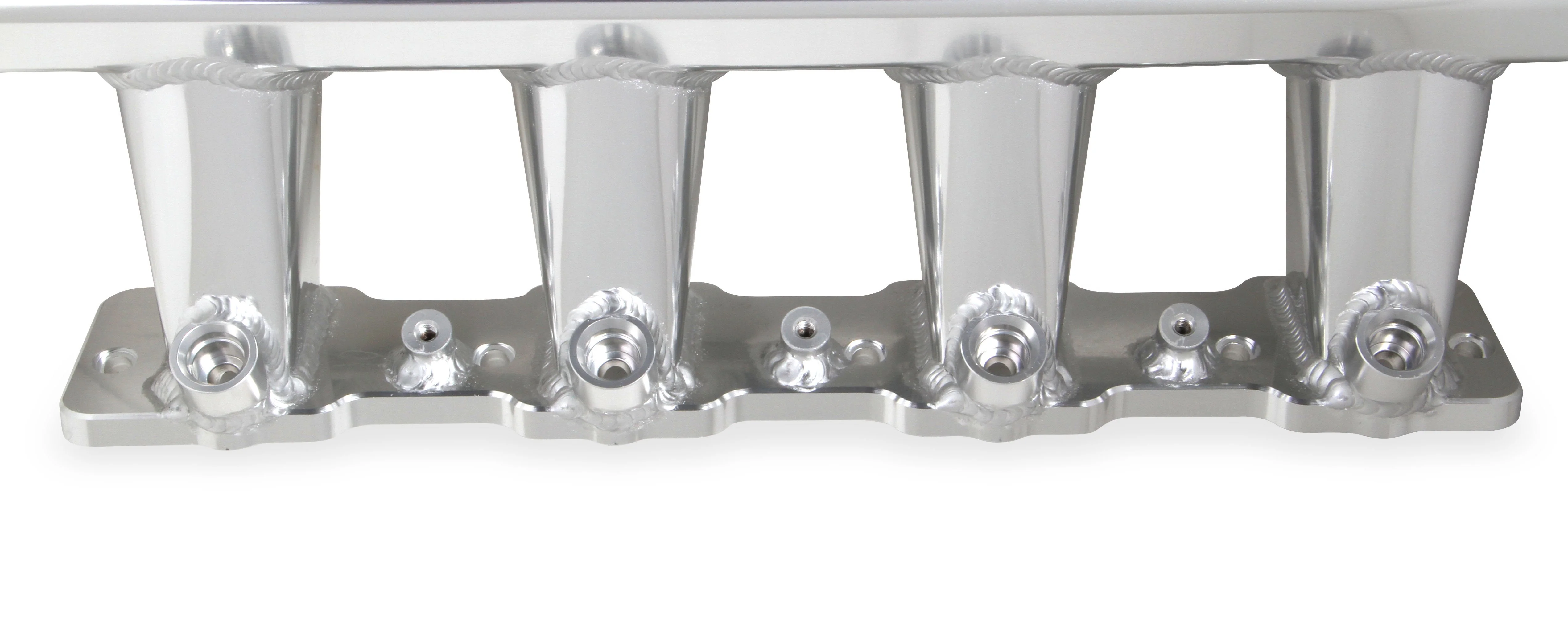 Sheet Metal Fabricated Intake Manifold LS7 102mm Throttle Body opening + Fuel Rail Kit Silver with Sniper EFI logo - Image 2