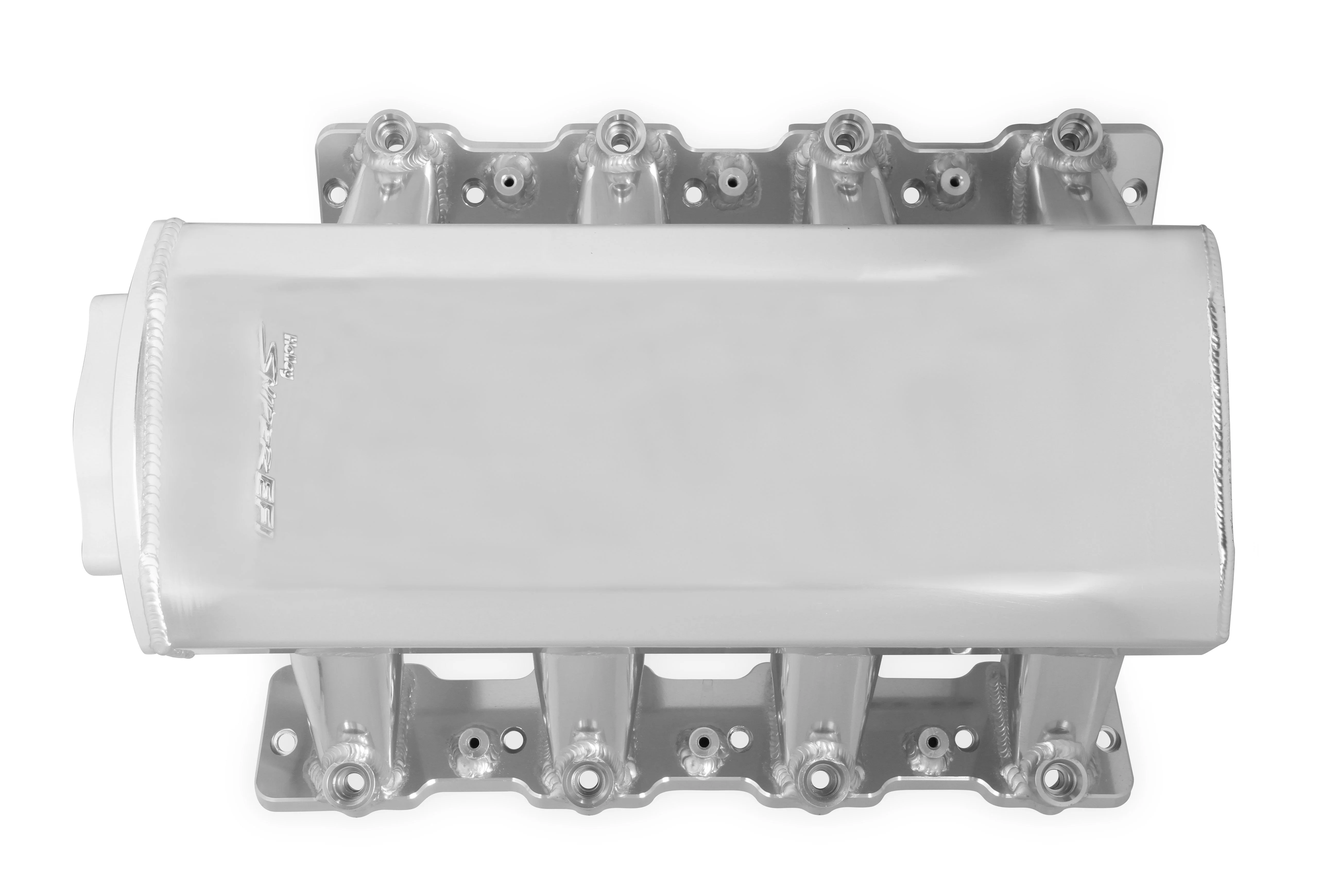 Sheet Metal Fabricated Intake Manifold LS7 102mm Throttle Body opening + Fuel Rail Kit Silver with Sniper EFI logo - Image 6