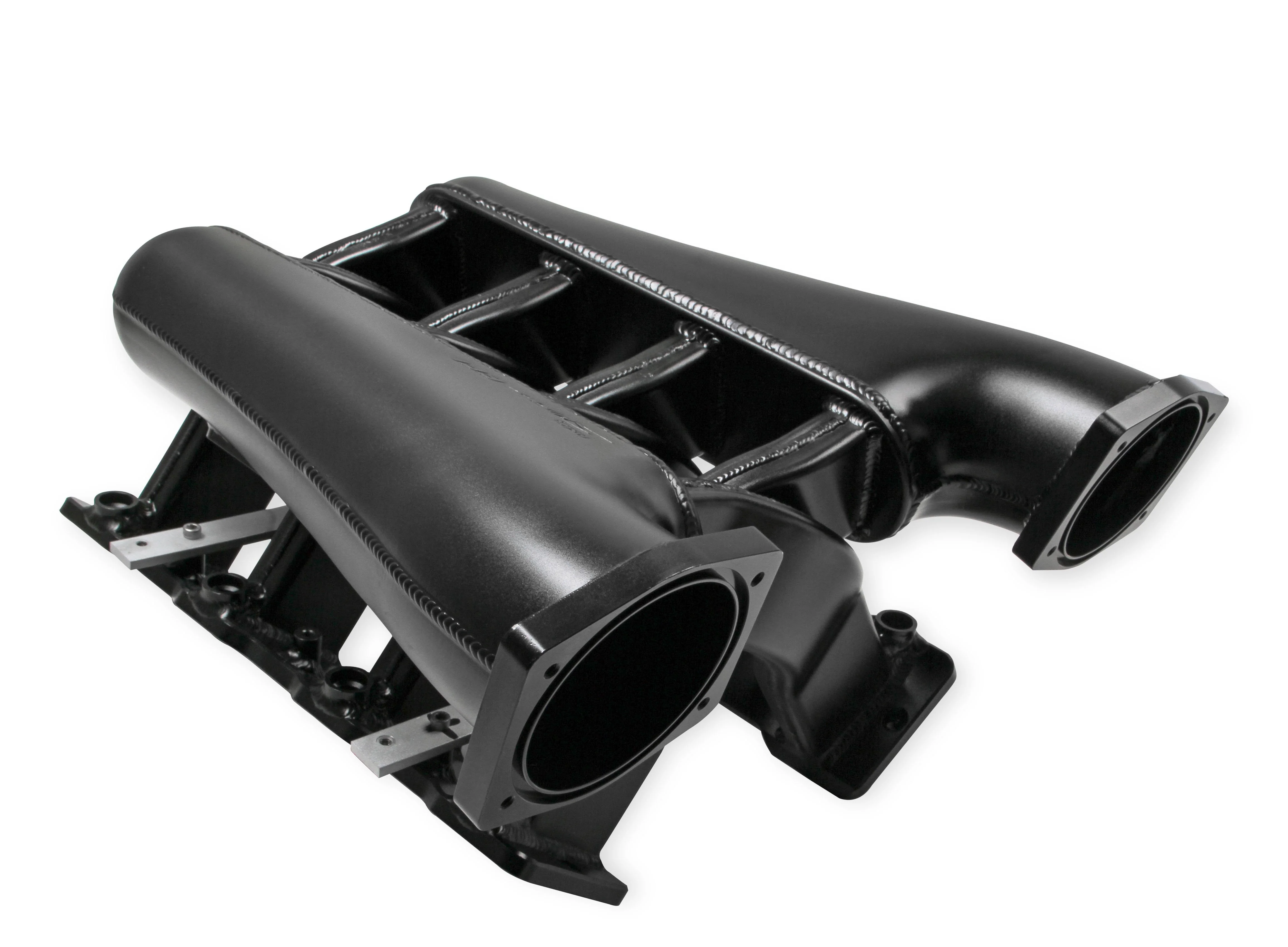 Sniper EFI Fabricated Intake Manifold Dual Plenum 102mm GM LS1/2/6, and Fuel Rail Kit - Black - Image 3