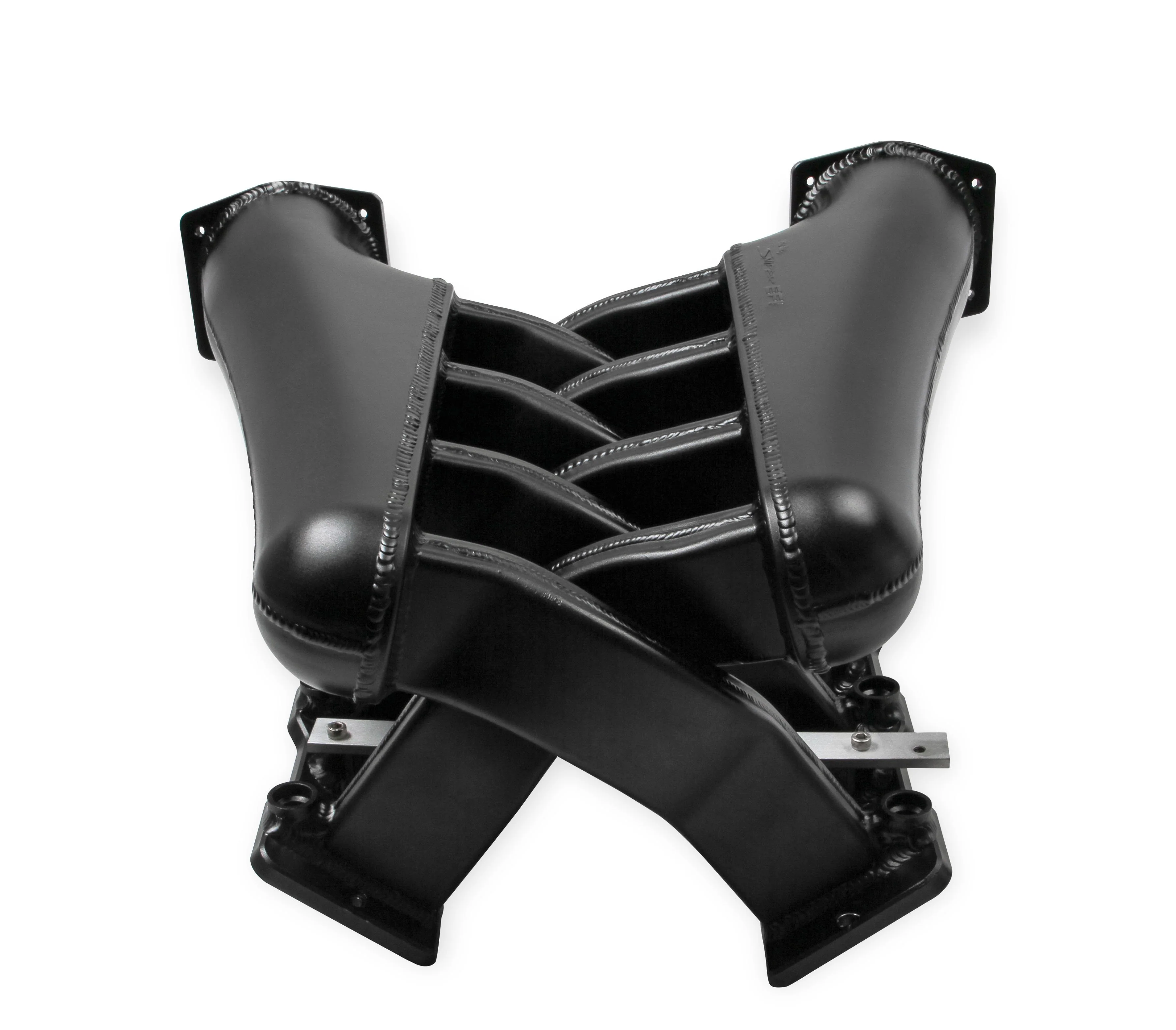 Sniper EFI Fabricated Intake Manifold Dual Plenum 102mm GM LS1/2/6, and Fuel Rail Kit - Black - Image 6
