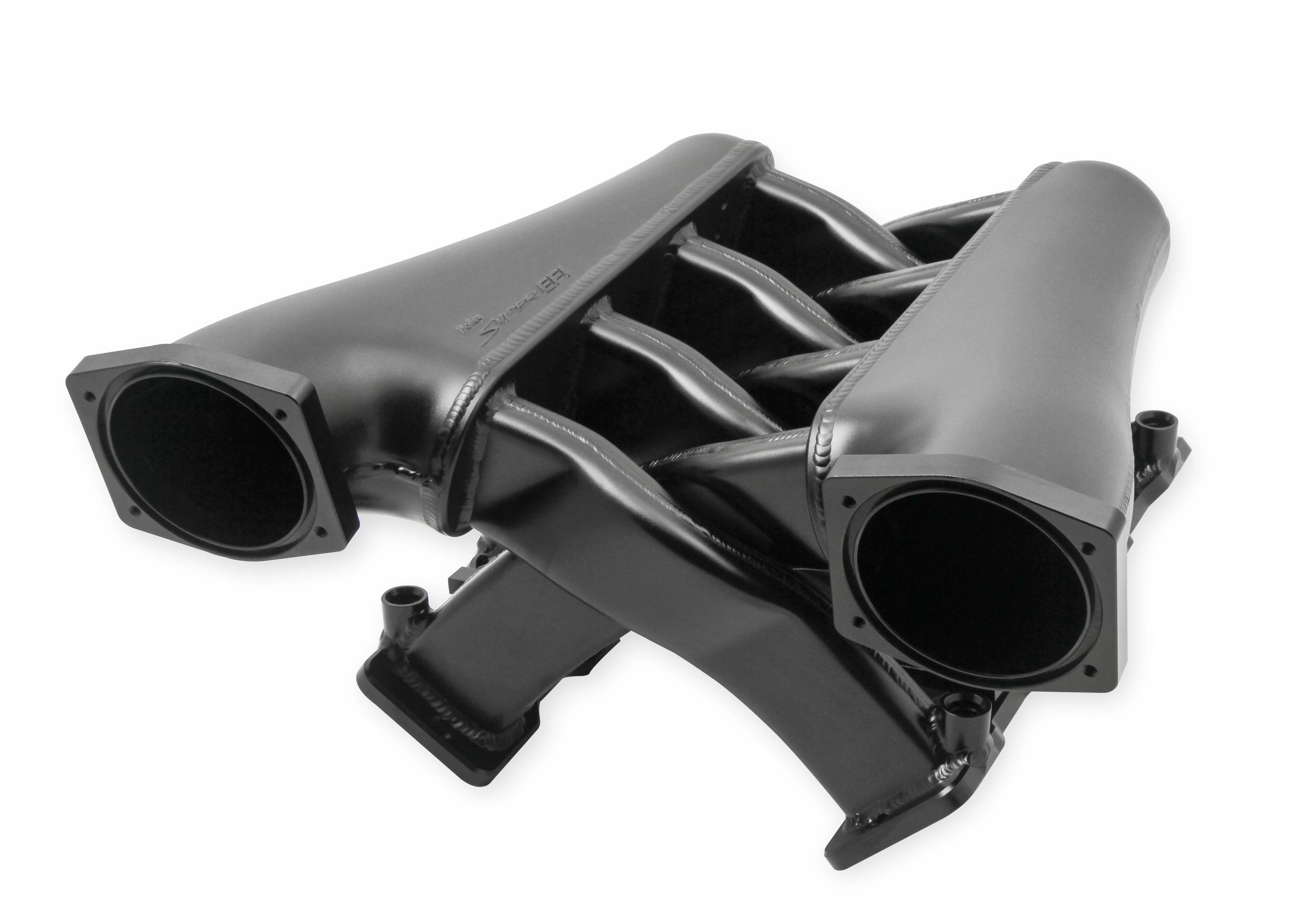 Sniper EFI Fabricated Intake Manifold Dual Plenum 102mm GM LS3/L92, and Fuel Rail Kit - Black - Image 2