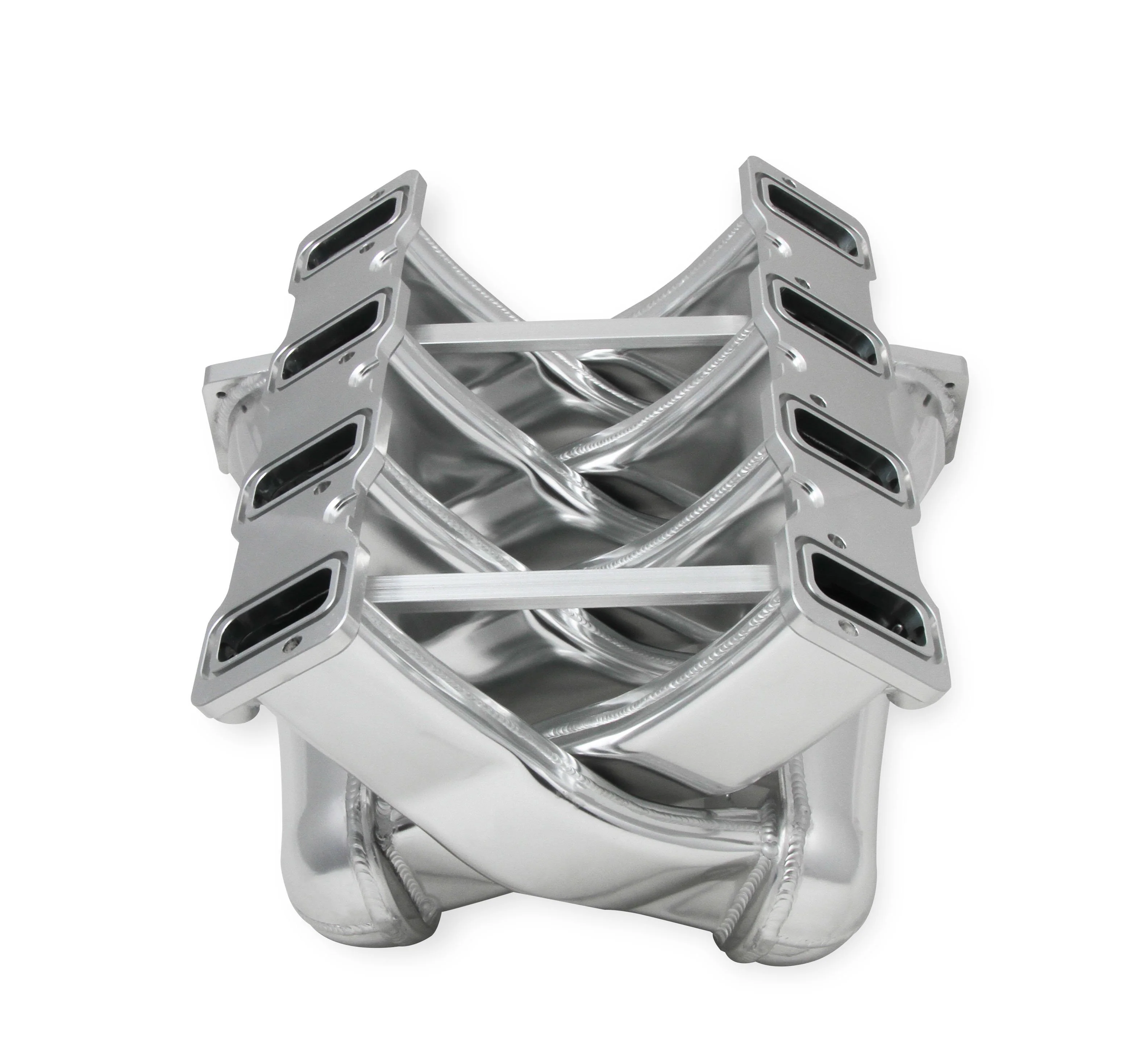 Sniper EFI Fabricated Intake Manifold Dual Plenum 102mm GM LS3/L92, and Fuel Rail Kit - Silver - Image 7