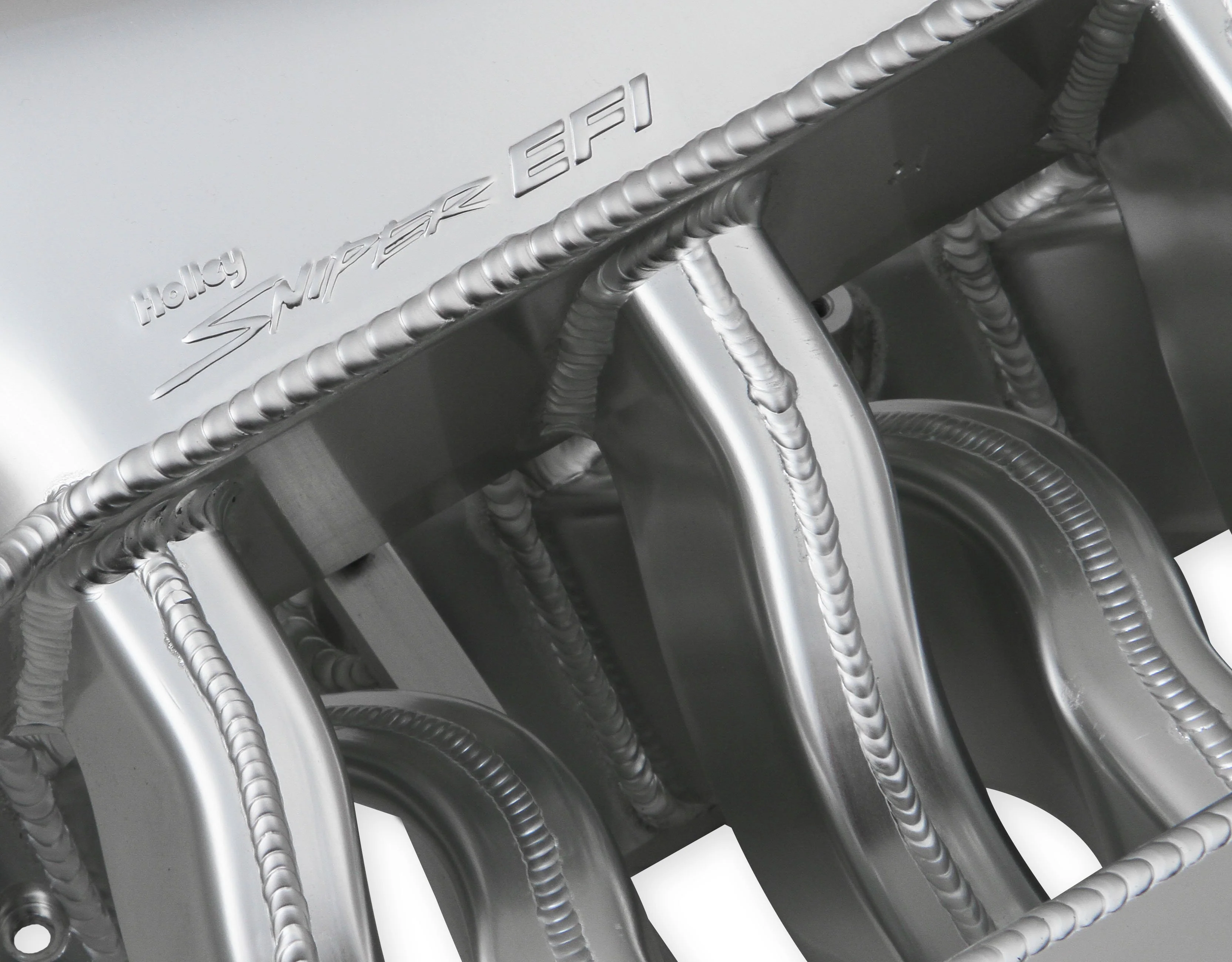 Sniper EFI Fabricated Intake Manifold Dual Plenum 92mm GM LS1/2/6, and Fuel Rail Kit - Silver - Image 10