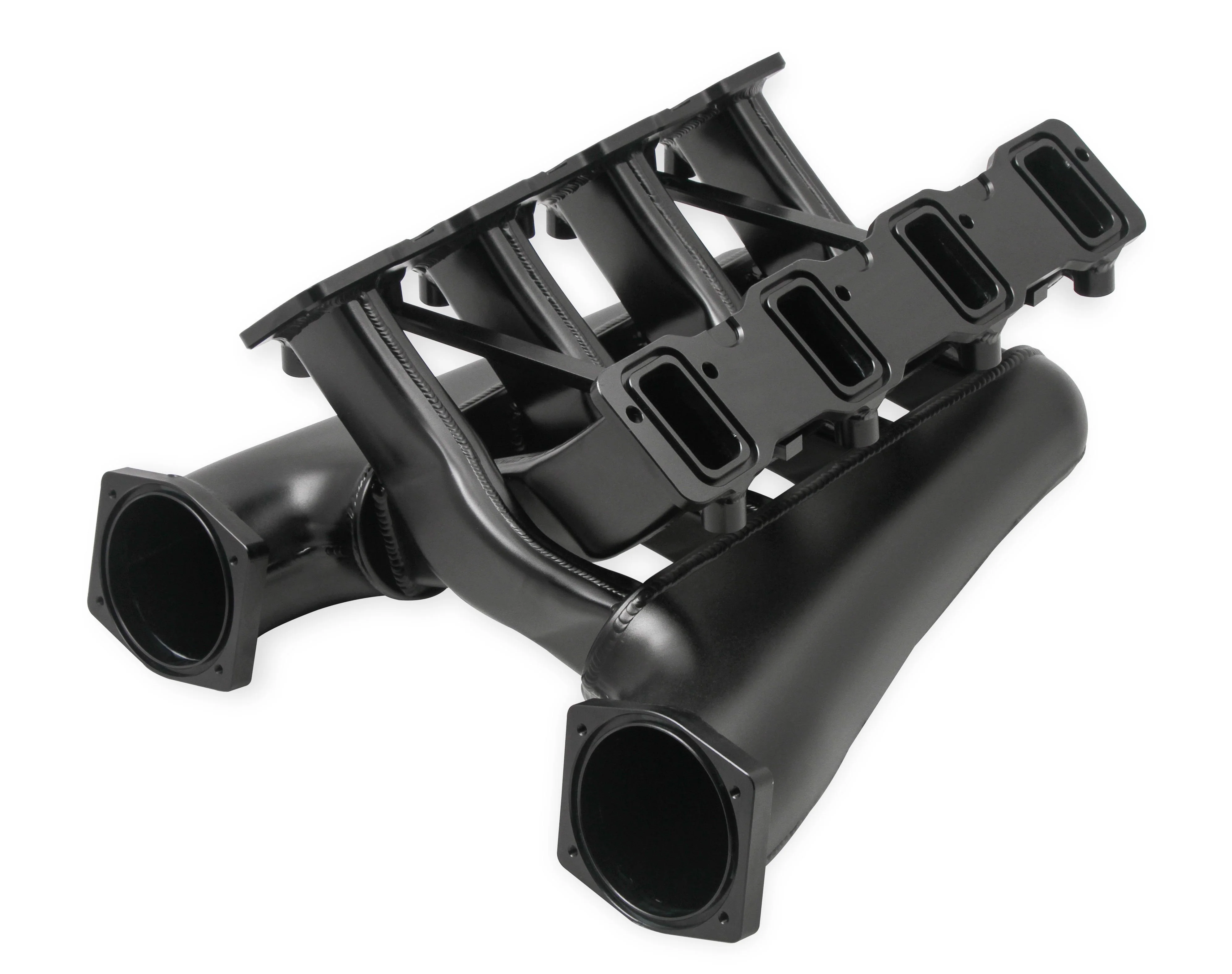 Sniper EFI Fabricated Intake Manifold Dual Plenum 92mm GM LS3/L92, and Fuel Rail Kit - Black - Image 8