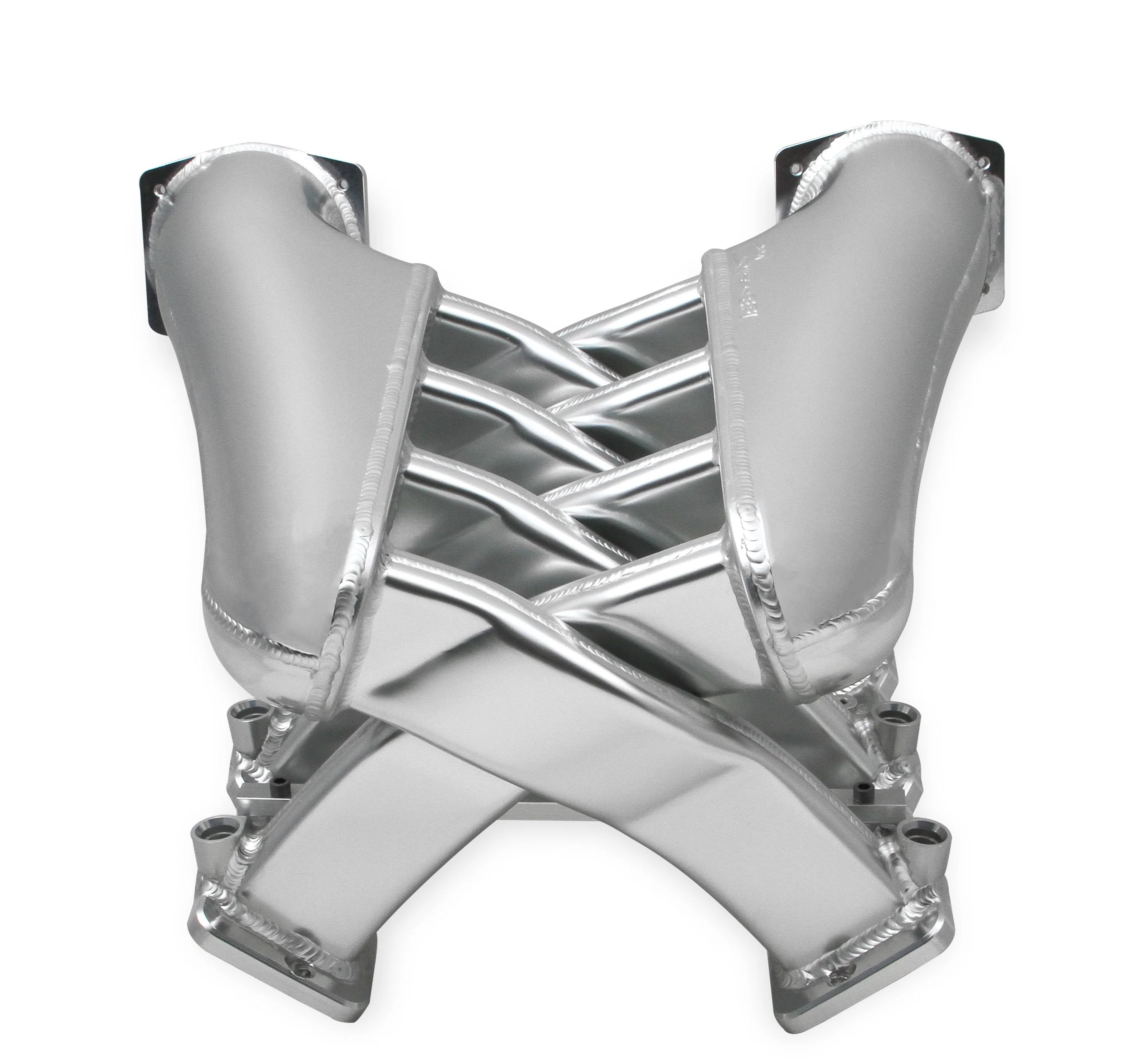 Sniper EFI Fabricated Intake Manifold Dual Plenum 92mm GM LS3/L92, and Fuel Rail Kit - Silver - Image 6