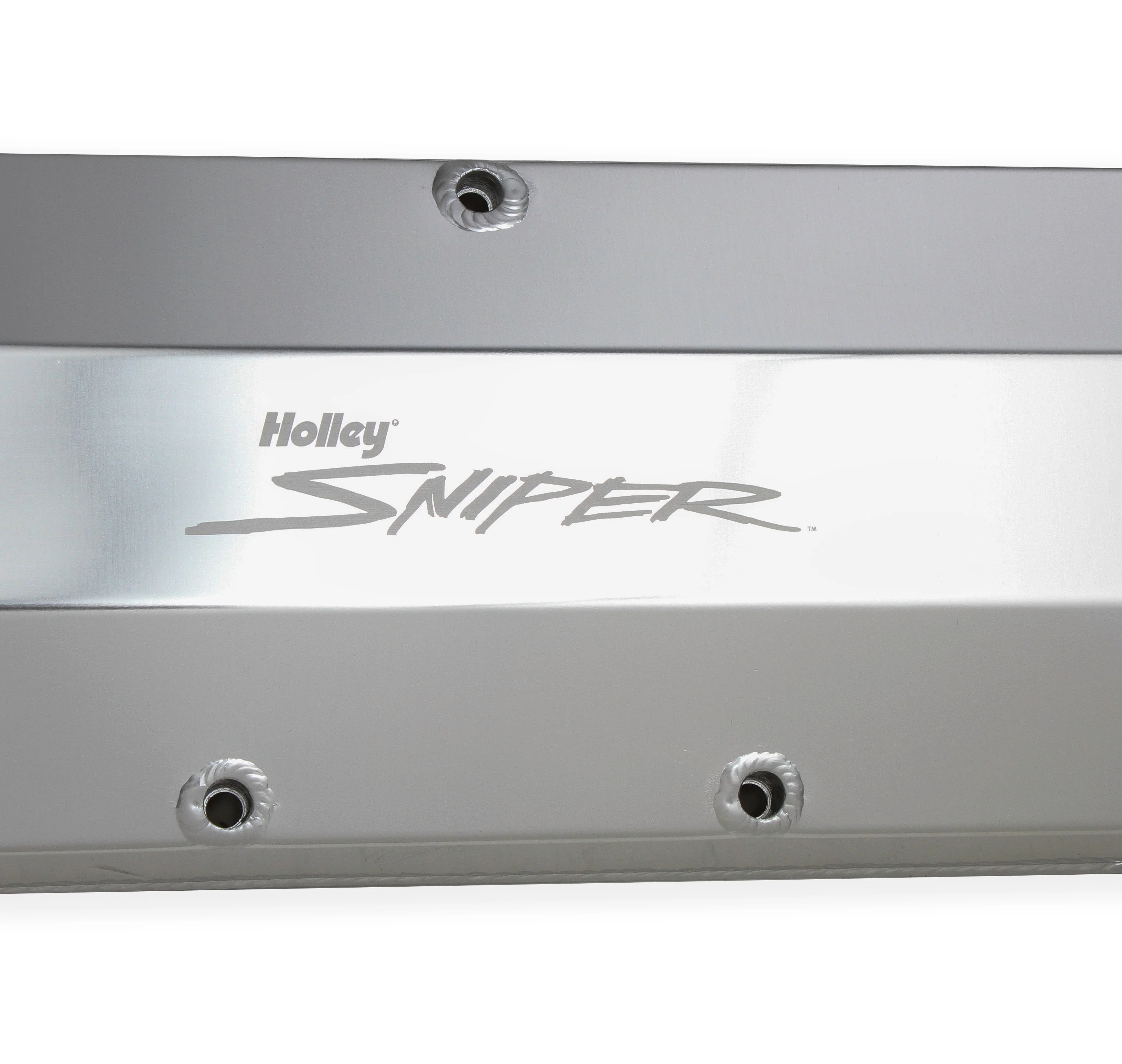 Sniper Valve Cover - Fabricated Aluminum - BBC - Natural Anodized - Image 3