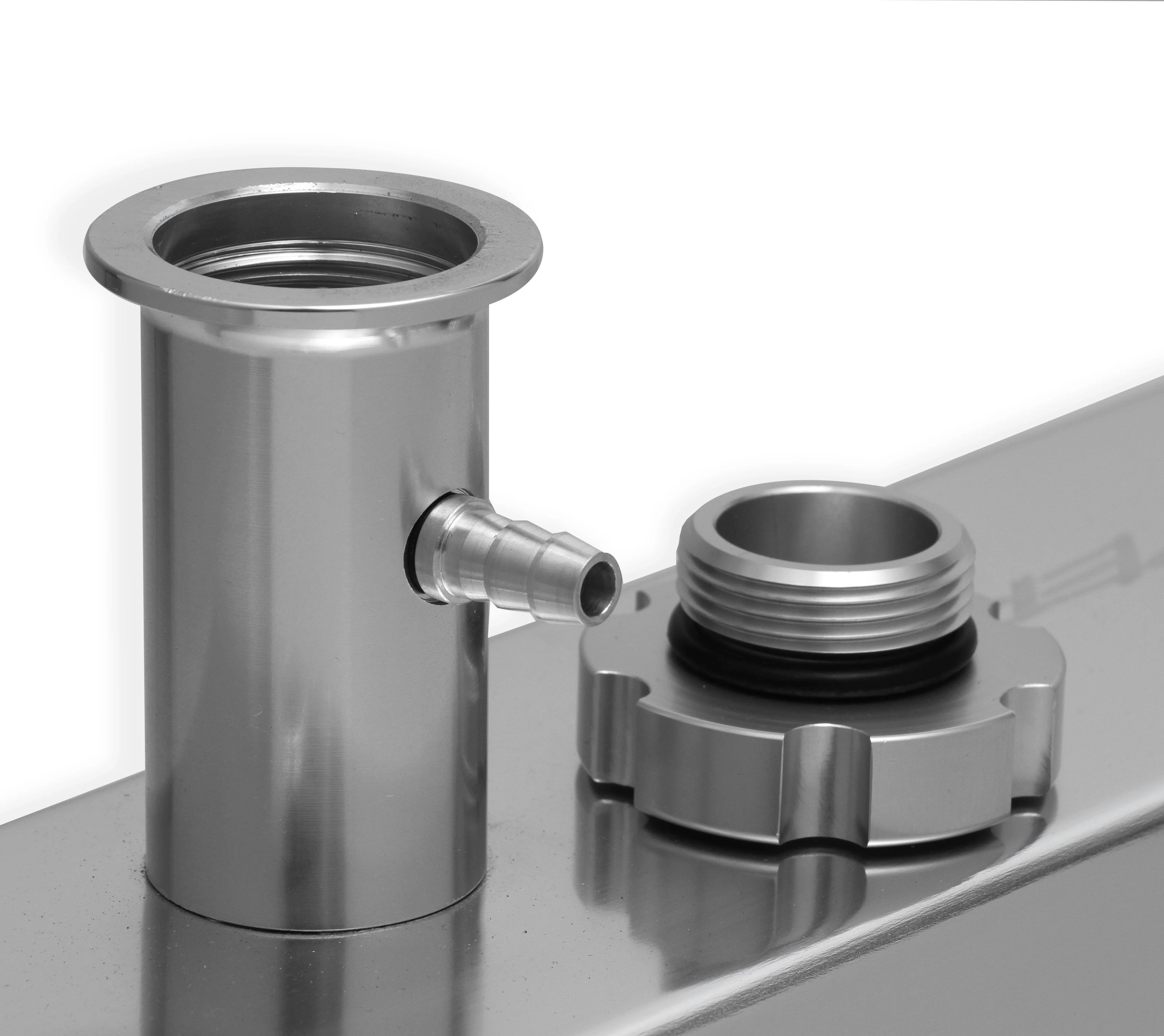 Sniper Valve Cover - Fabricated Aluminum - Ford Small Block - Tall - Tapered Edge - Natural Anodized - Image 5