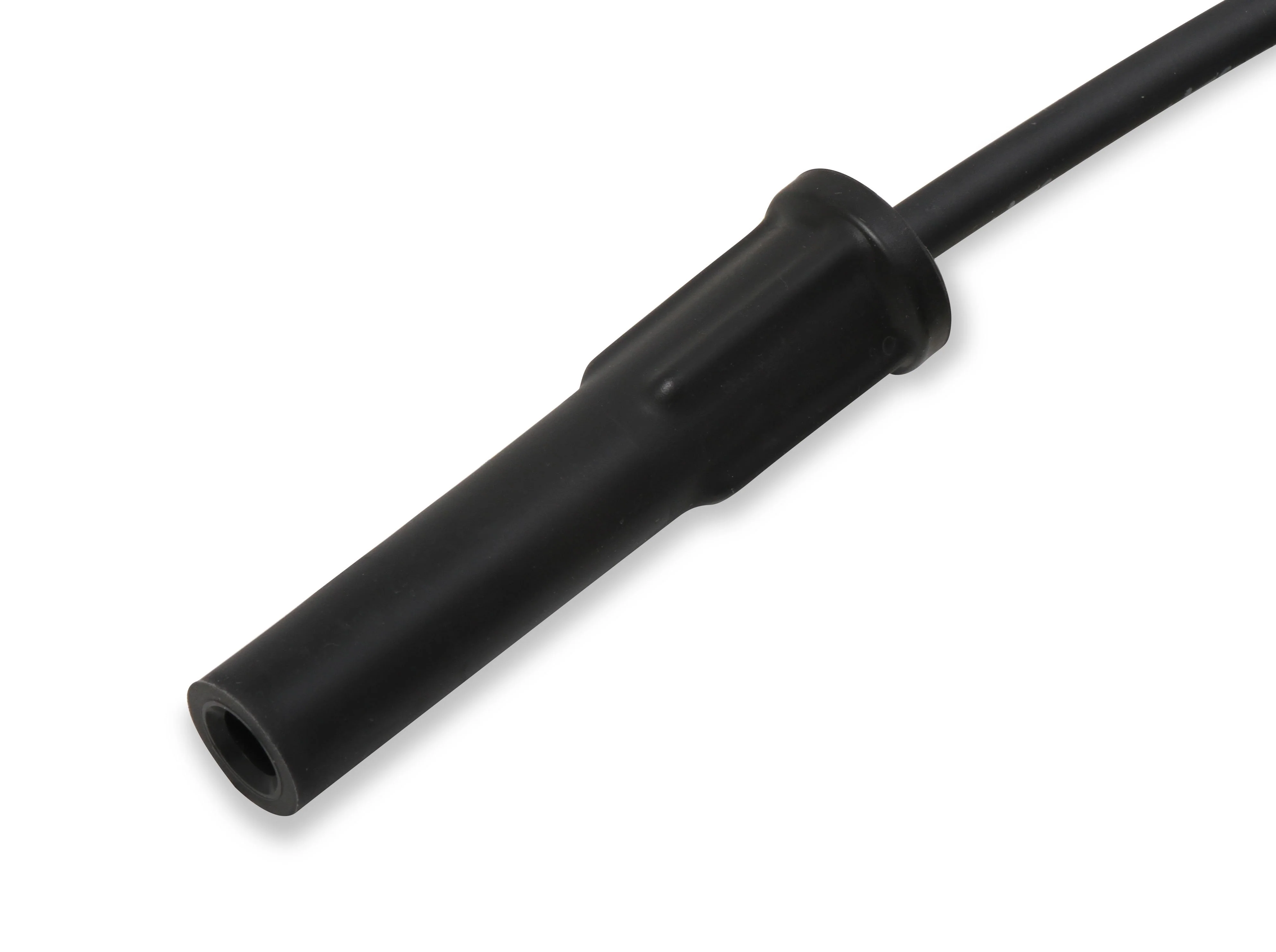 Spark Plug - Cut to Fit- Wire set, Black with Black 180 degree boots For Holley Smart Coil - Image 2