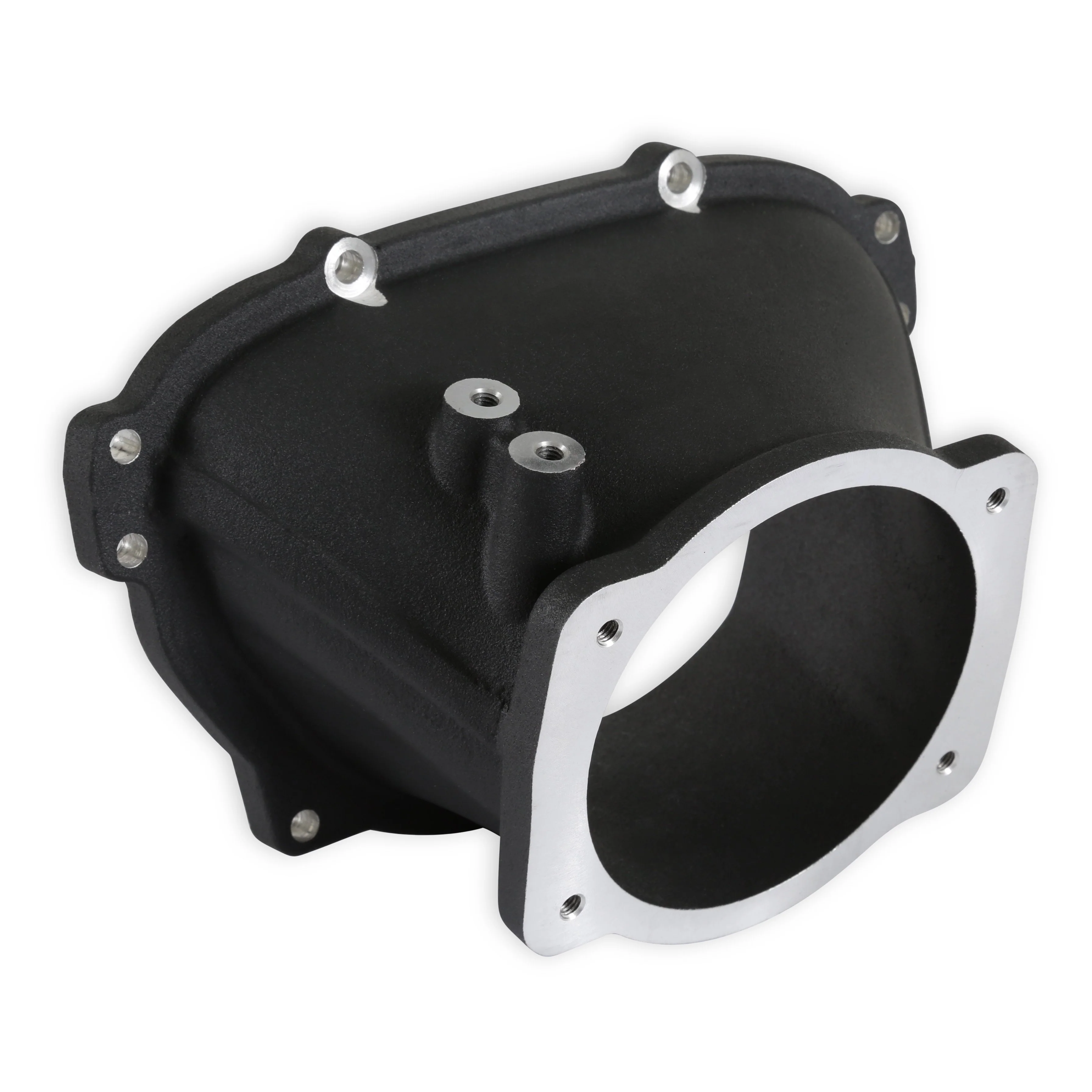 Ultra Lo-Ram 105MM Throttle Body Adapter- GM Gen V LT - Front-Feed Mount - Black Finish - Image 2