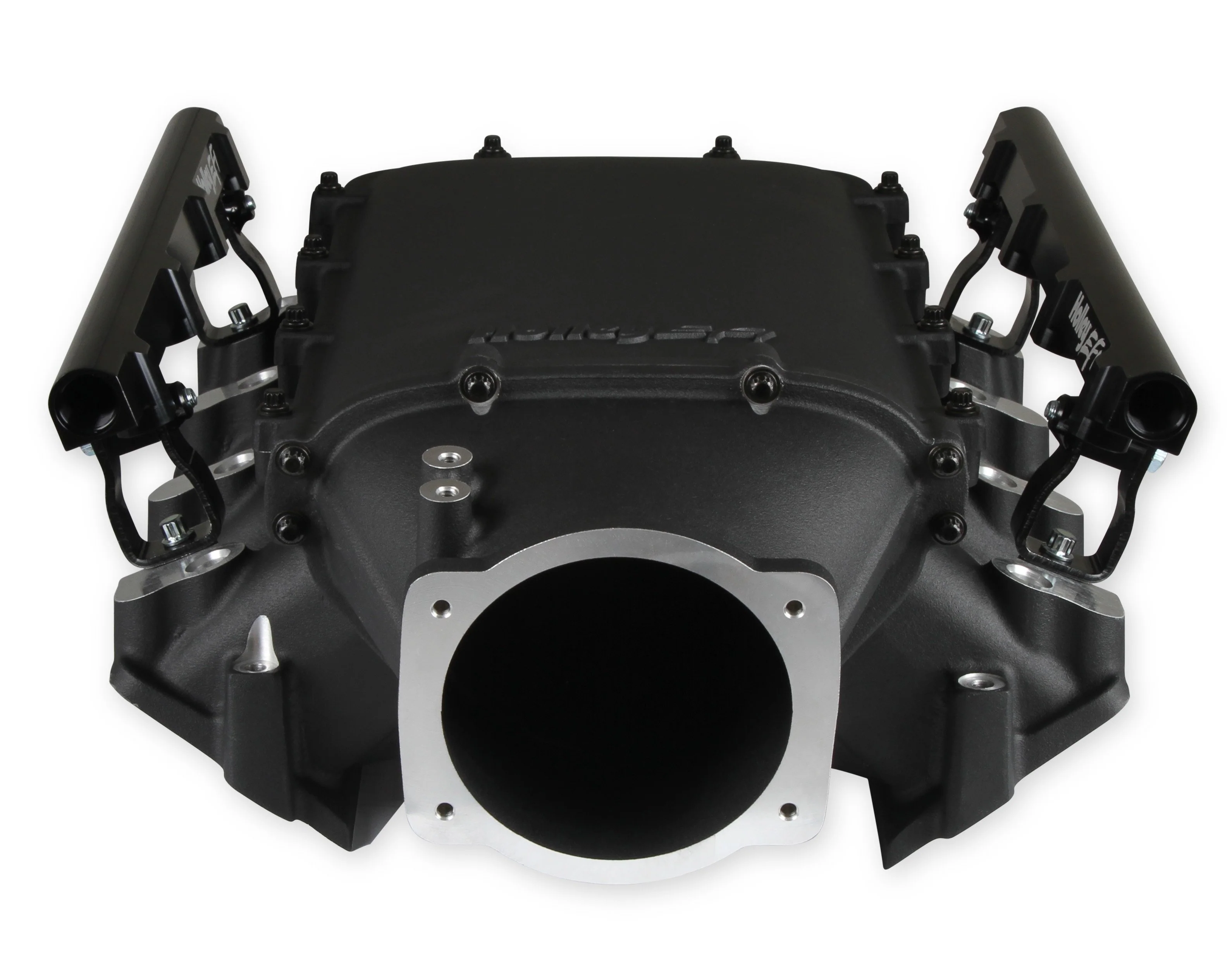 Ultra Lo-Ram Manifold Kit Single Injector- Black - GM LS3/L92 - Ultra Lo-Ram Manifold Kit - LS3 Black Finish - Image 2